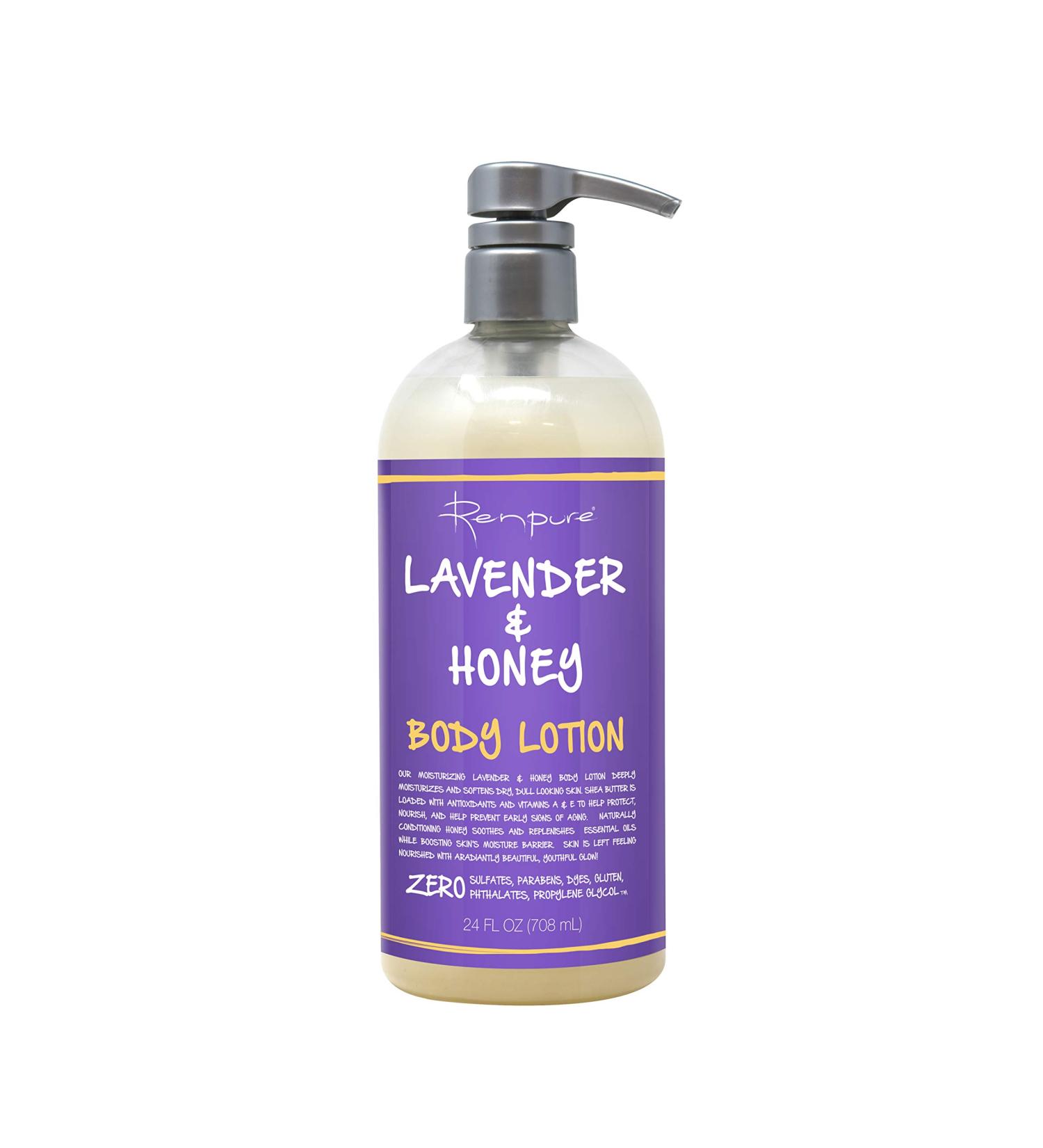 Renpure Lavender & Honey Body Lotion 24oz | Moisturizing & Nourishing Formula - Buy Online on GoSupps.com