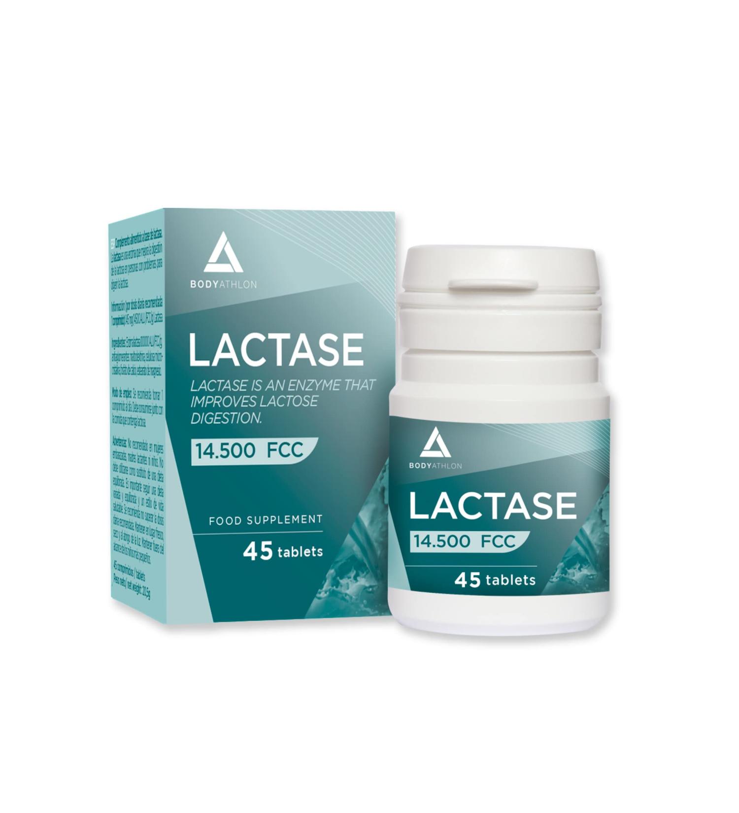 Lactase Comprimes 14500FCC extra forte- Lactase Enzyme Effet rapide Am liore la digestion du lactose- Enzyme Digestive Lactase 145mg Format pocket- 45 comprim s- Bodyathlon - Buy Online on GoSupps.com