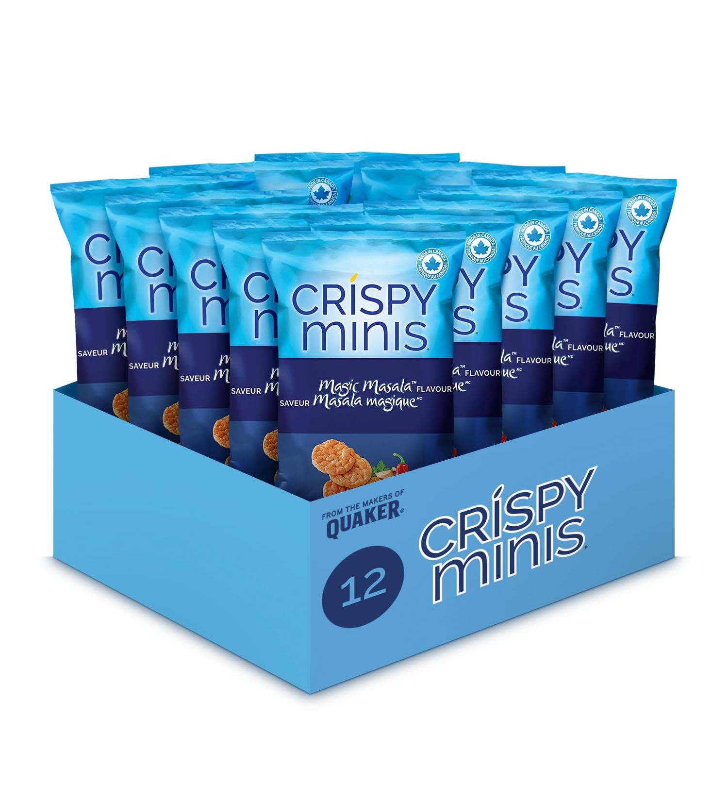 Crispy Minis Magic Masala 90g Multi-pack Pack of 12 Magic Masala 7.5 g (Pack of 12) - Buy Online on GoSupps.com