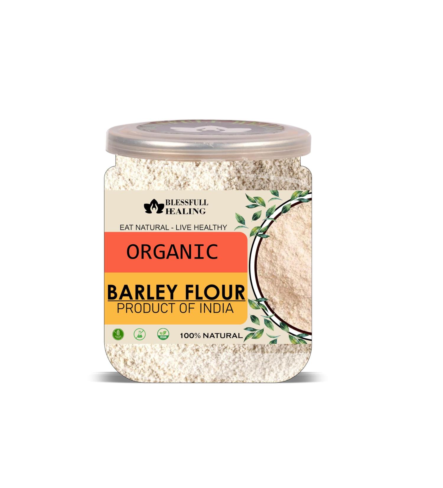 Blessfull Healing Organice Barley Flour 1 lb (453 Gram) - Buy Online on GoSupps.com