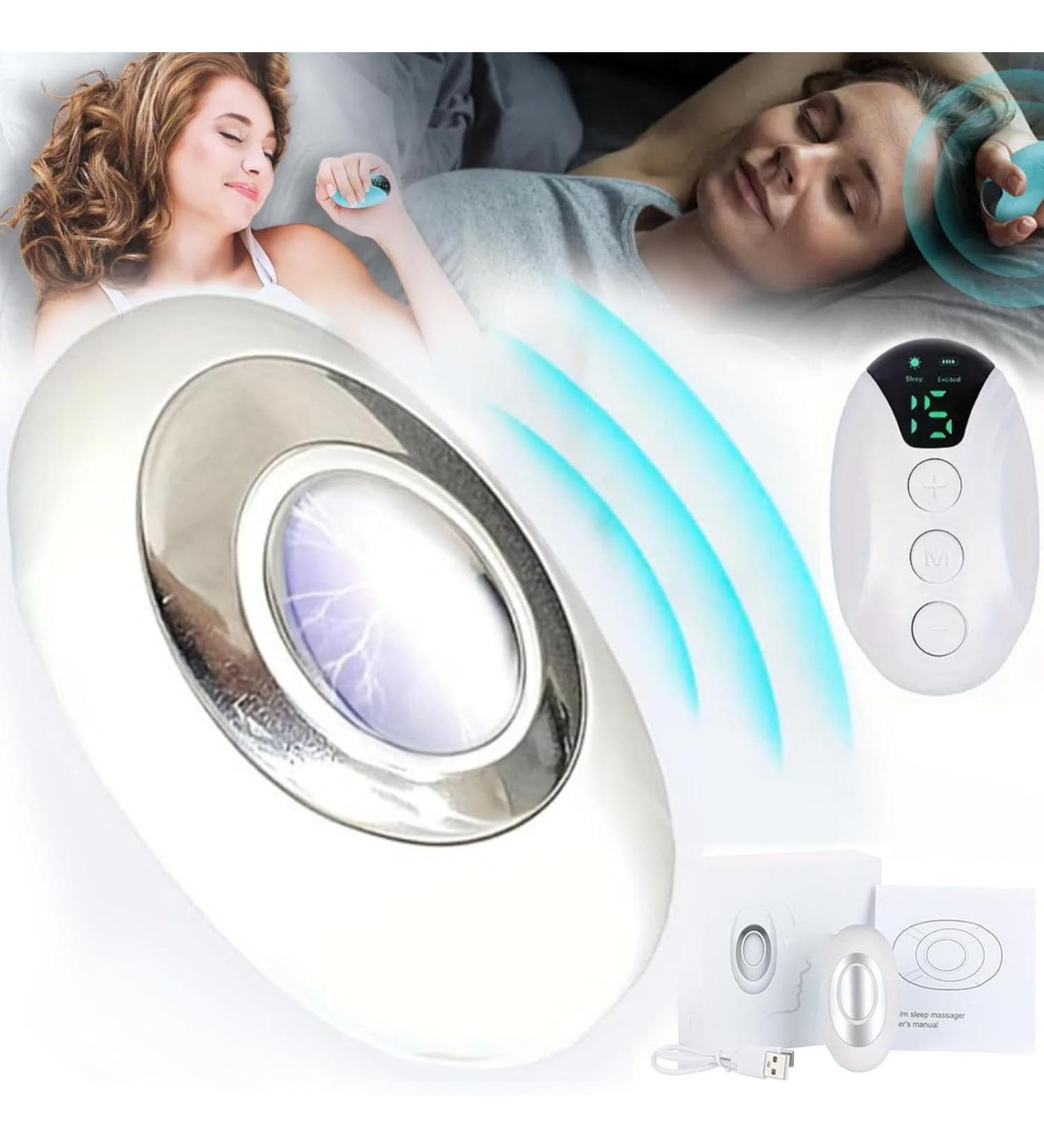 Neurocontrol Dispositivo Para Ansiedad Hand Held Nighttime Sleep Aid Device Handheld Relaxation Device Natural Sleep Aid Device for Improved Sleep Anxiety Small and Easy To Carry (White) - Buy Online on GoSupps.com
