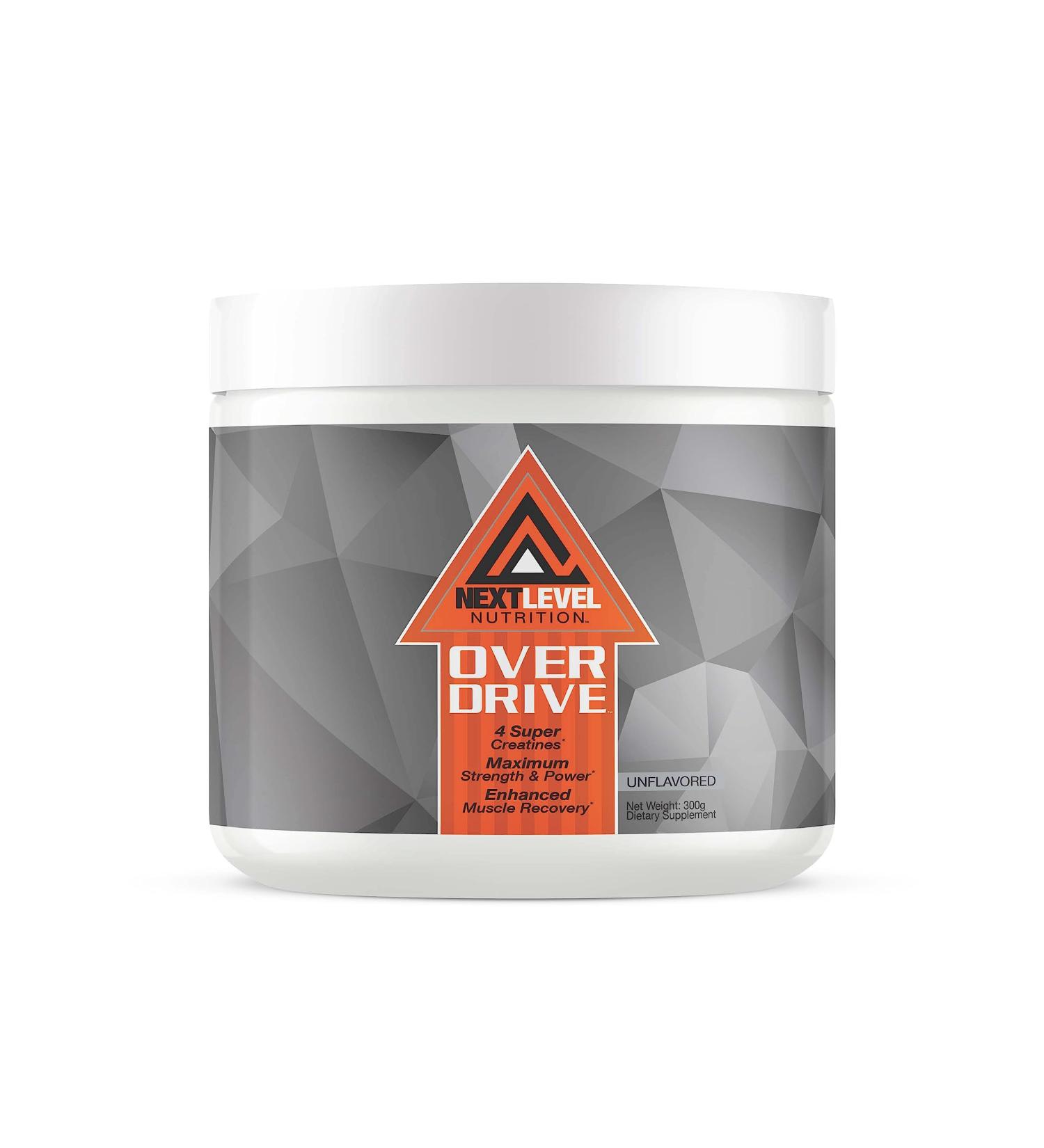 Overdrive Creatine Strength & Muscle Builder | Explosive Power Faster Recovery Better Performance | 60 Servings for Men & Women - Buy Online on GoSupps.com