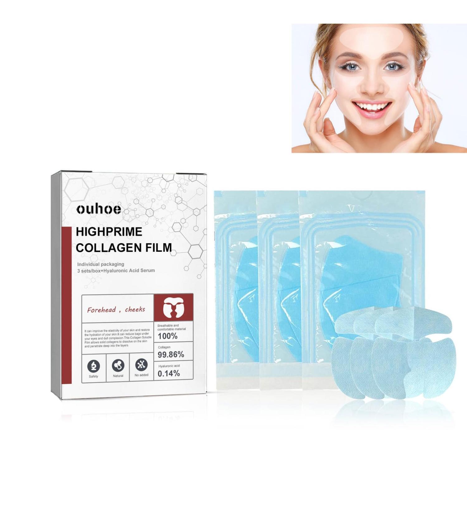 Coffret Collag nes Fondants Film de Levage High Prime Skincare Avec des Collag nes Hydrolys s Pr venir les Ridules Peau Ferme Protection de la Peau pour les Femmes Convient Toute la Peau (1Bo te) - Buy Online on GoSupps.com