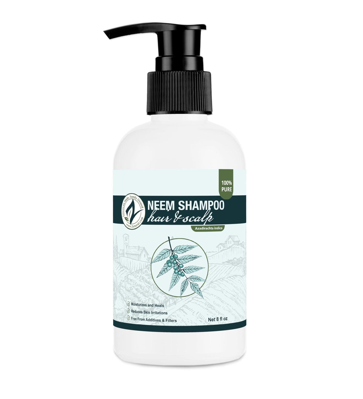 Neem Scalp Shampoo (8 Ounce) by Naked Neem - Buy Online on GoSupps.com