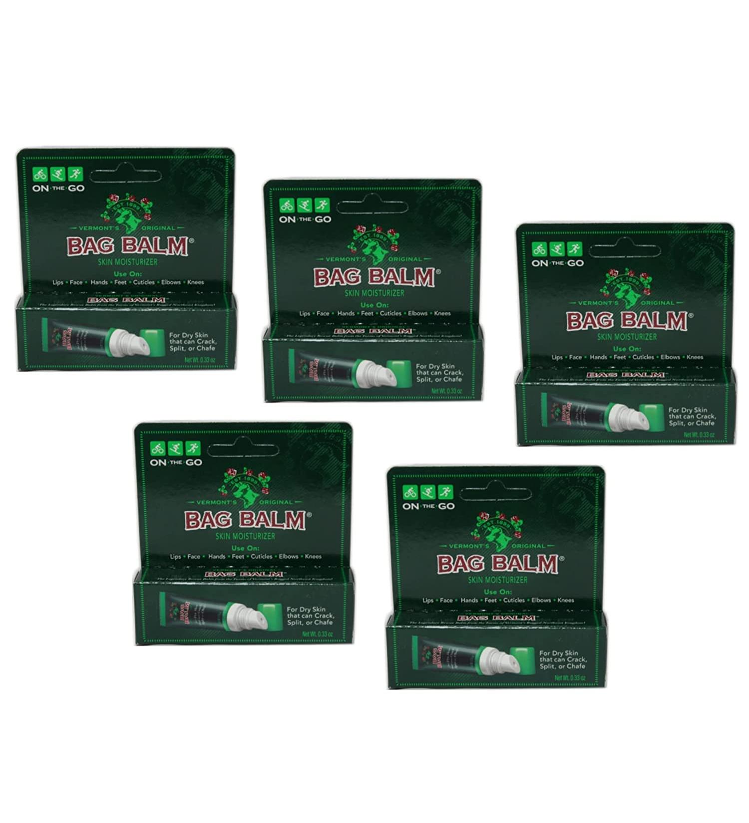 Buy Bag Balm On-the-Go Tube 0.33 oz (5 Tubes) - Moisturizing & Healing Skin Care for International Shipping - Buy Online on GoSupps.com