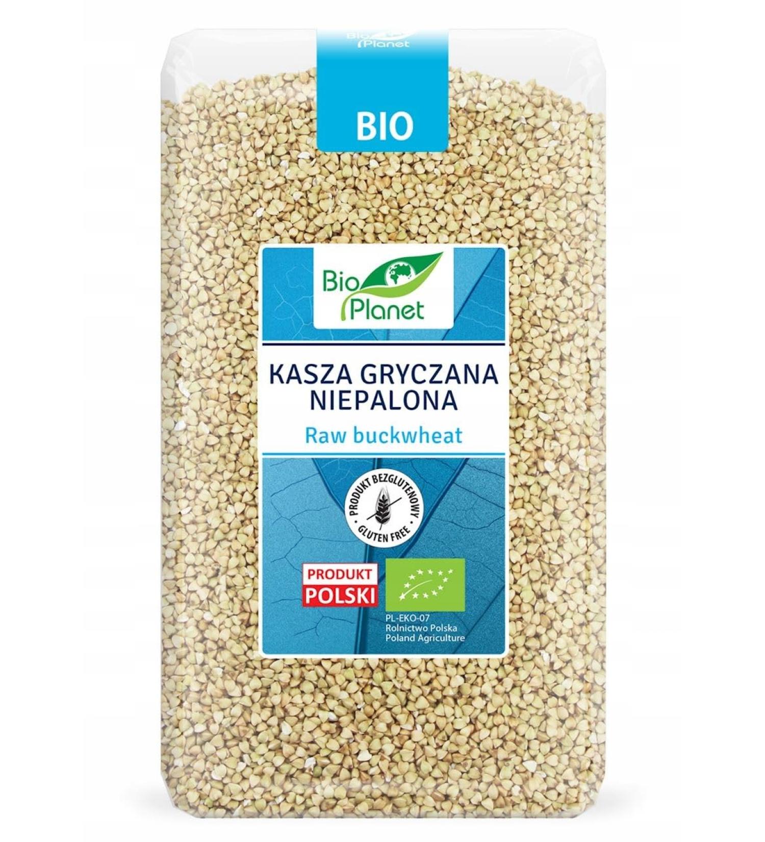  BIO PLANET Organic buckwheat groats (unroasted) 1 kg - BIO PLANET - Buy Online on GoSupps.com