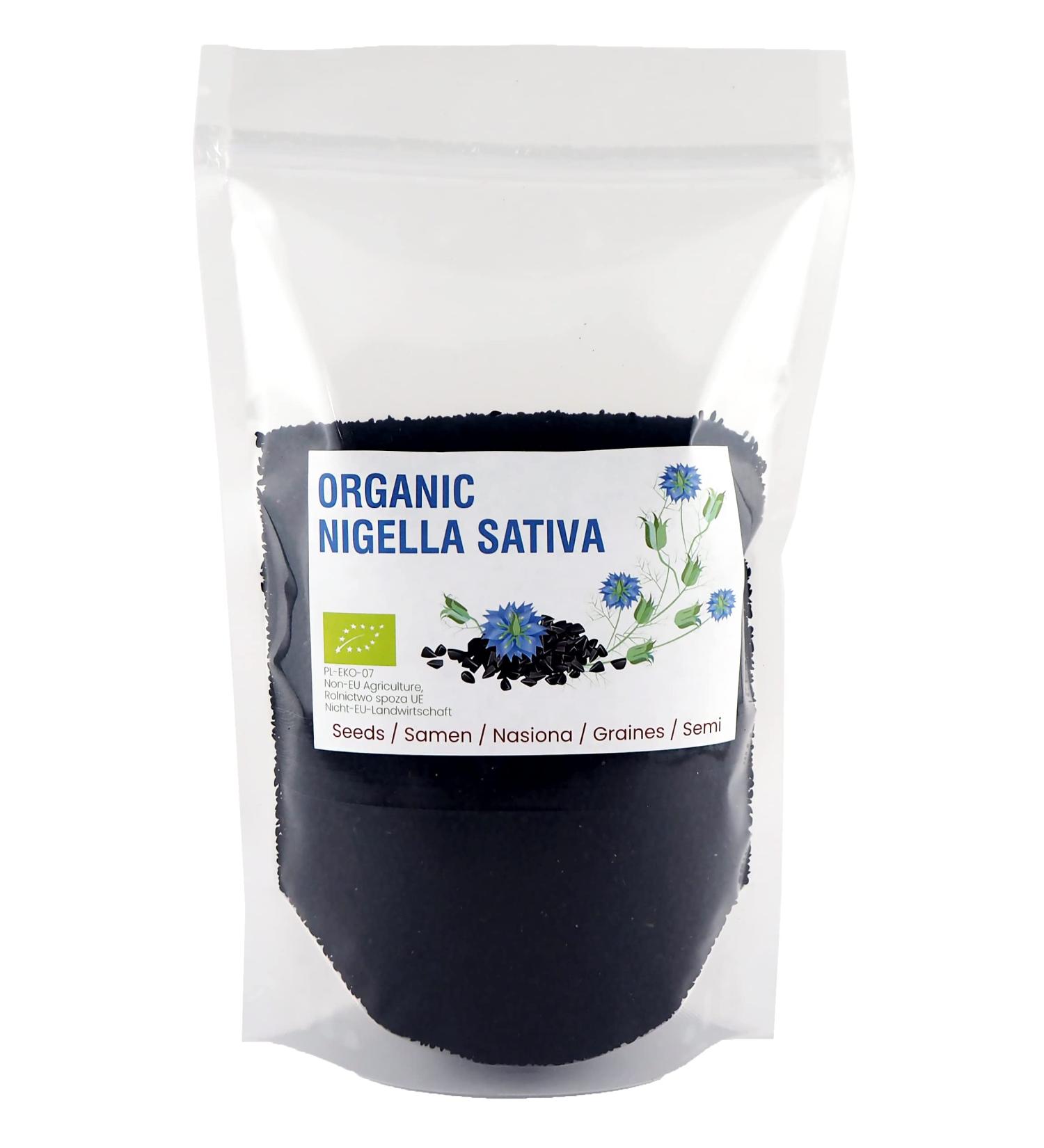 Premium Organic Nigella Seeds Whole - 900g | Nigella Sativa Seeds - Buy Online on GoSupps.com