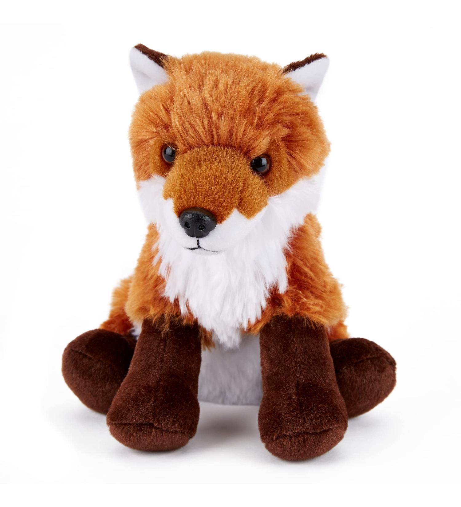 Zappi Co Kids' Plush Fox Toy from Safari Animals Collection - 23cm Soft Cuddly Stuffed Animal - Buy Online on GoSupps.com