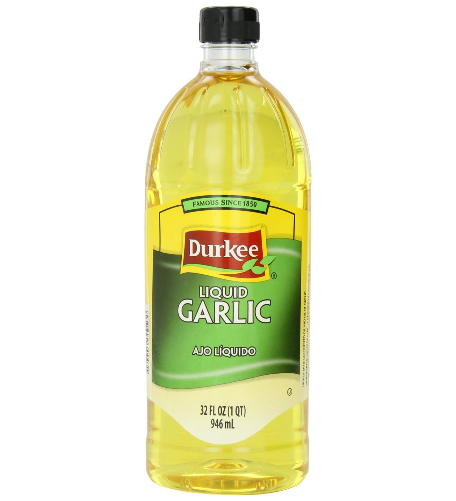 Durkee Liquid Garlic 32oz - Premium Garlic Flavoring for Cooking and Seasoning - Buy Online on GoSupps.com