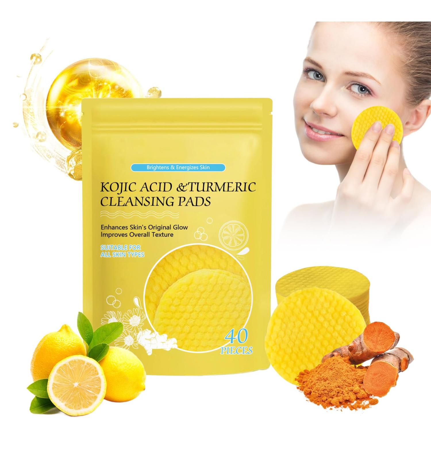 Nmbol Kojic Acid Turmeric Cleansing Pads 2 - Buy Online on GoSupps.com