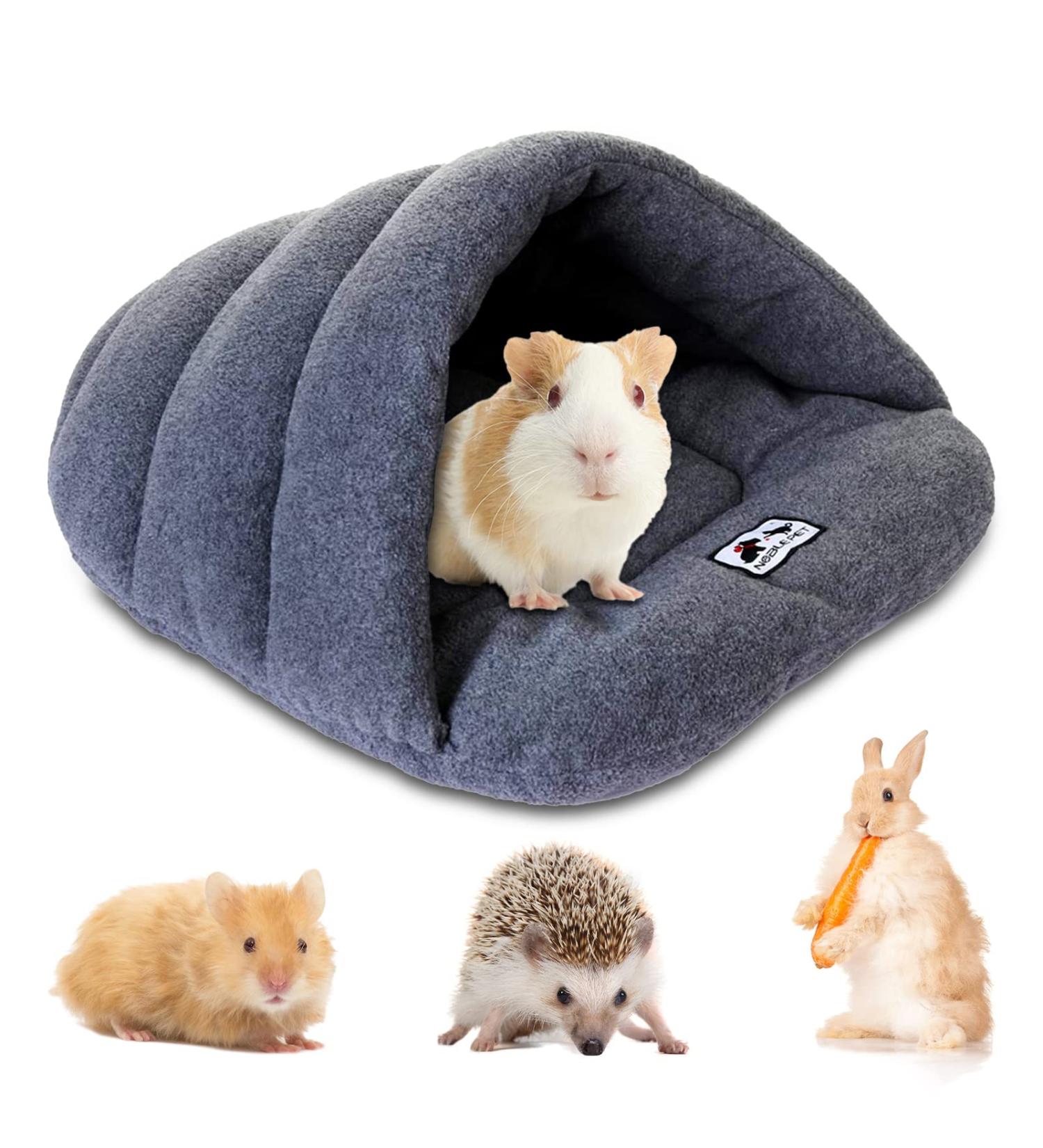 Jetisva Soft Fleece Guinea Pig Bed and Hideway Warm Hamster Bedding Rat Bedding House Small Animal Cave Bed Guinea Pig Sleeping Bag for Small Pet Chinchilla Ferret Squirrel Hedgehog Rabbit 11X15 Inch - Buy Online on GoSupps.com