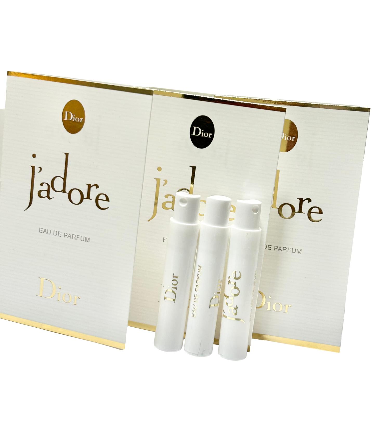 Dior Sample Perfume J'adore Sample Women 1.2 ml / 0.04 fl oz Set of 3 - Buy Online on GoSupps.com