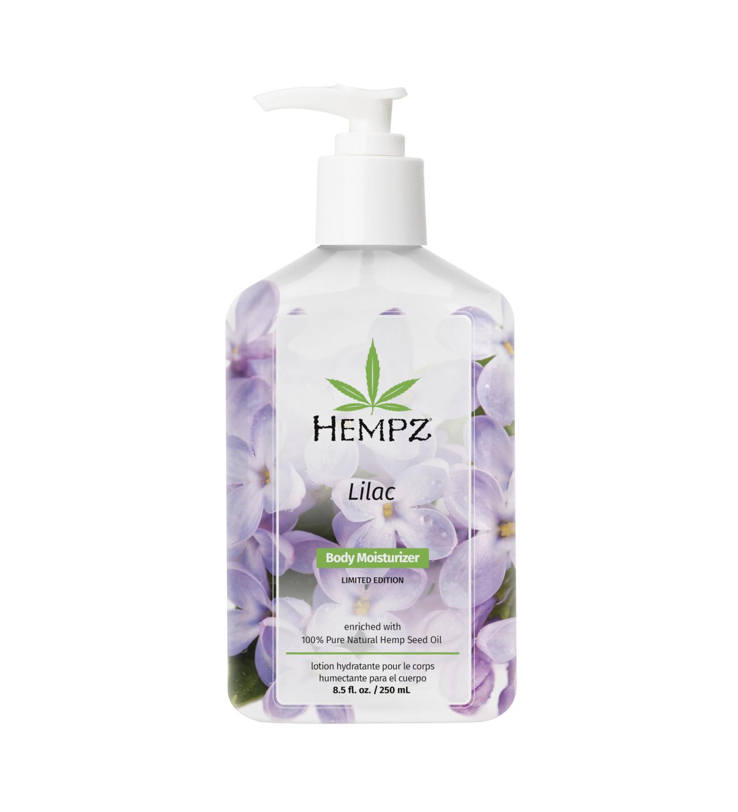 Hempz NEW Limited Edition Lilac Lotion Hydrating Body Moisturizer for Body Hands and Feet 8.5 oz. - Buy Online on GoSupps.com