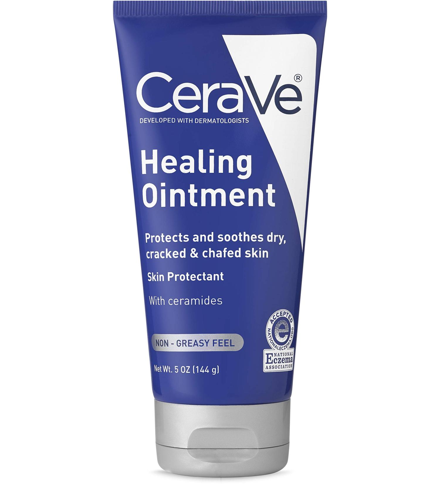 CeraVe Healing Ointment 5 Oz (Pack of 6) | Non-Greasy Skin Protectant - Buy Online on GoSupps.com