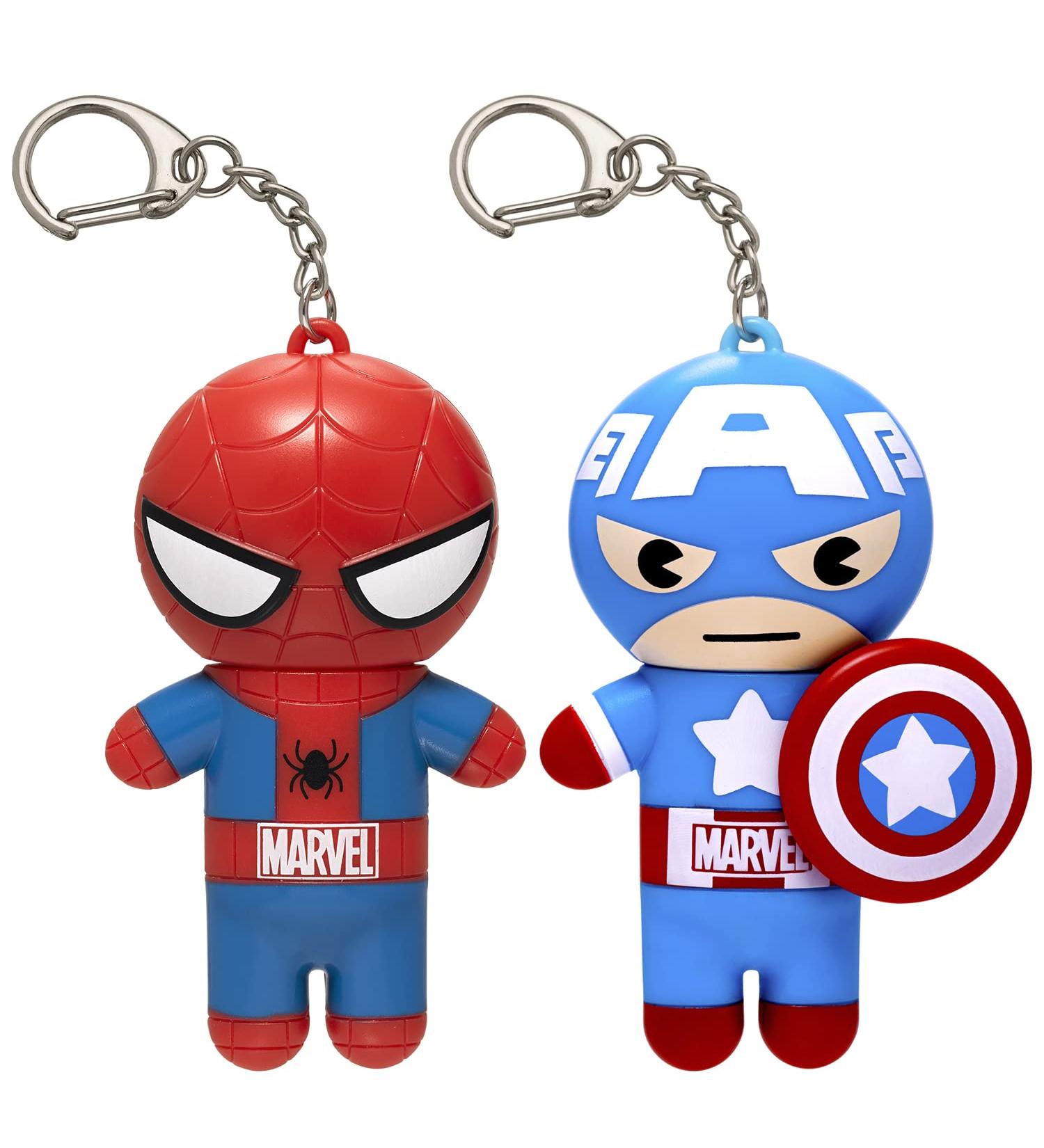 Lip Smacker Marvel keychain lip balm for kids - Spiderman & Captain America Spiderman & Captain America 0.28 Ounce (pack of 2) - Buy Online on GoSupps.com