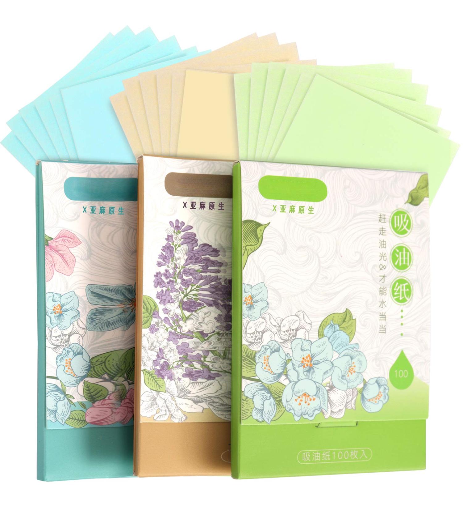 HNYYZL Oil Absorbing Sheets for Oily Skin - 300 Natural Oil Control Blotting Paper Sheets - Makeup Blotting Paper for Oil Control - Pack of 3 - Buy Online on GoSupps.com