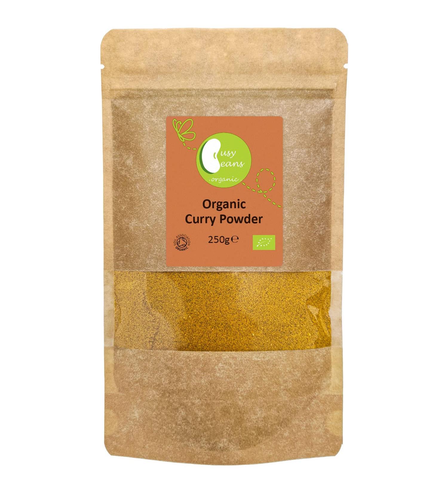 Organic Curry Powder - Certified Organic - by Busy Beans Organic (250g) - Buy Online on GoSupps.com