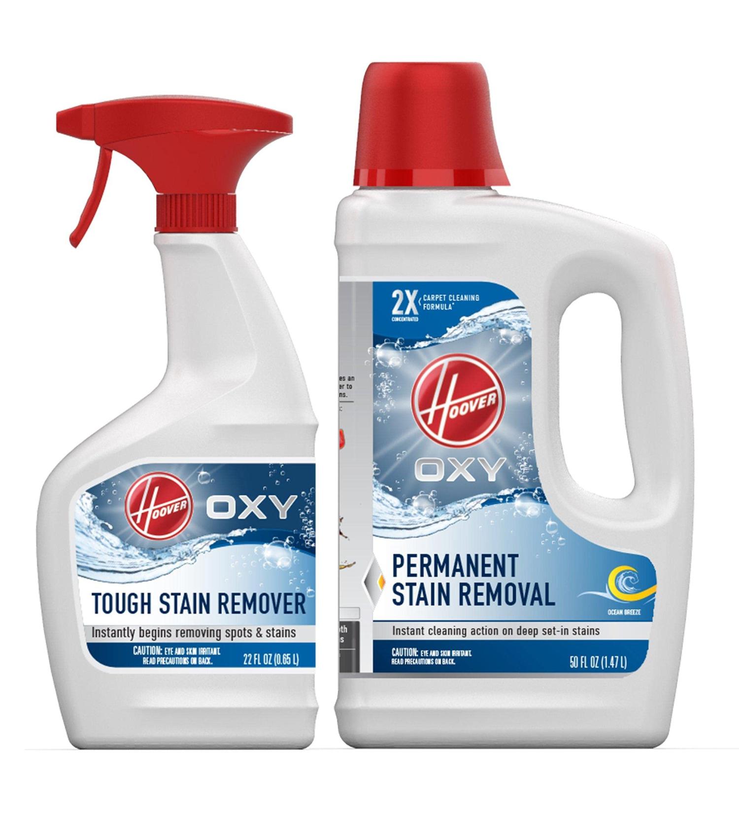 Hoover Oxy Solution Bundle: Deep Cleaning Shampoo & Stain Remover for Carpet Cleaner AH33007 - White - Buy Online on GoSupps.com