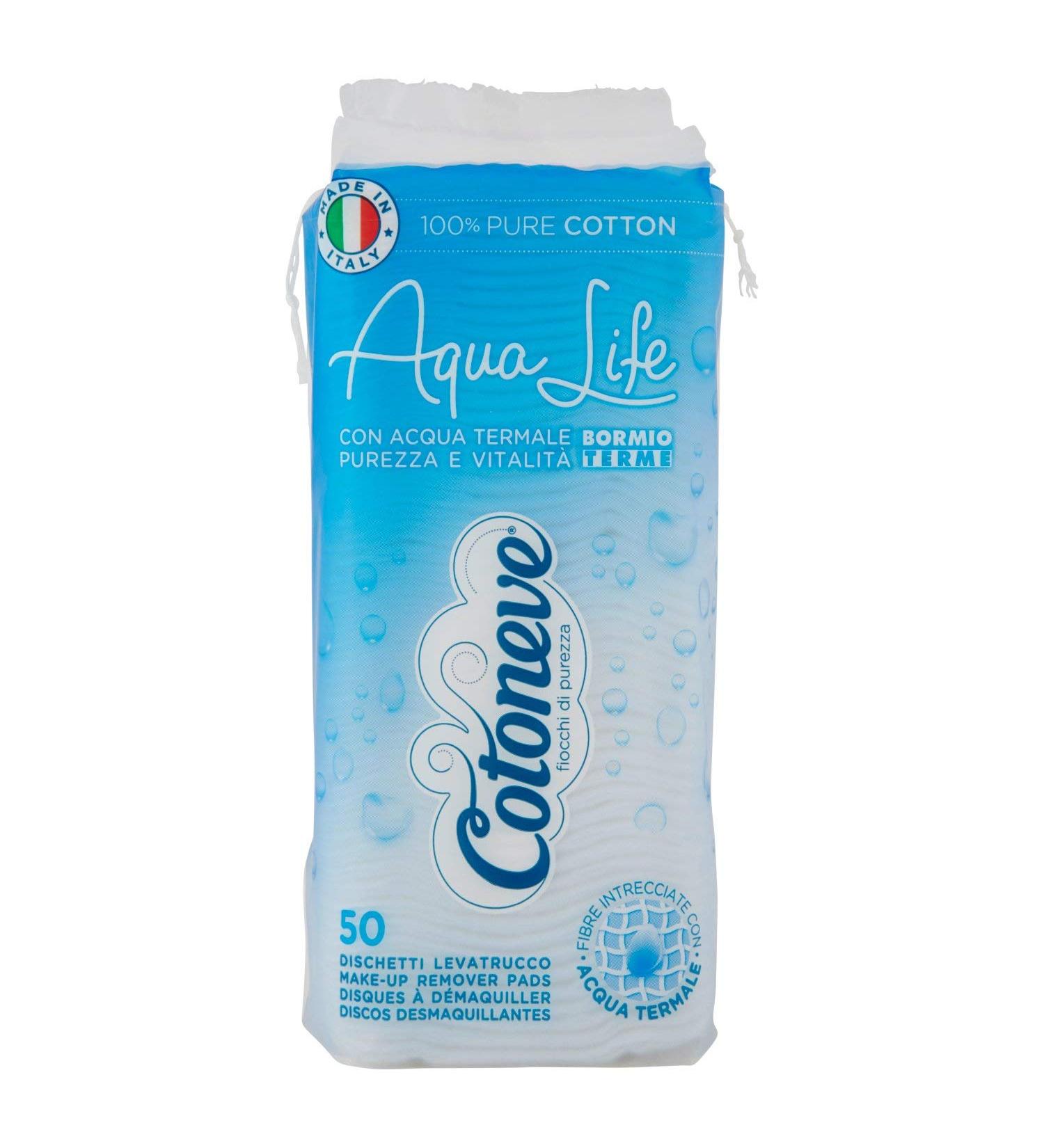 Cotoneve Maxi Make-Up Removal Pads - 100% Pure Cotton 50 Pieces | Gentle & Effective Cleansing - Buy Internationally - Buy Online on GoSupps.com