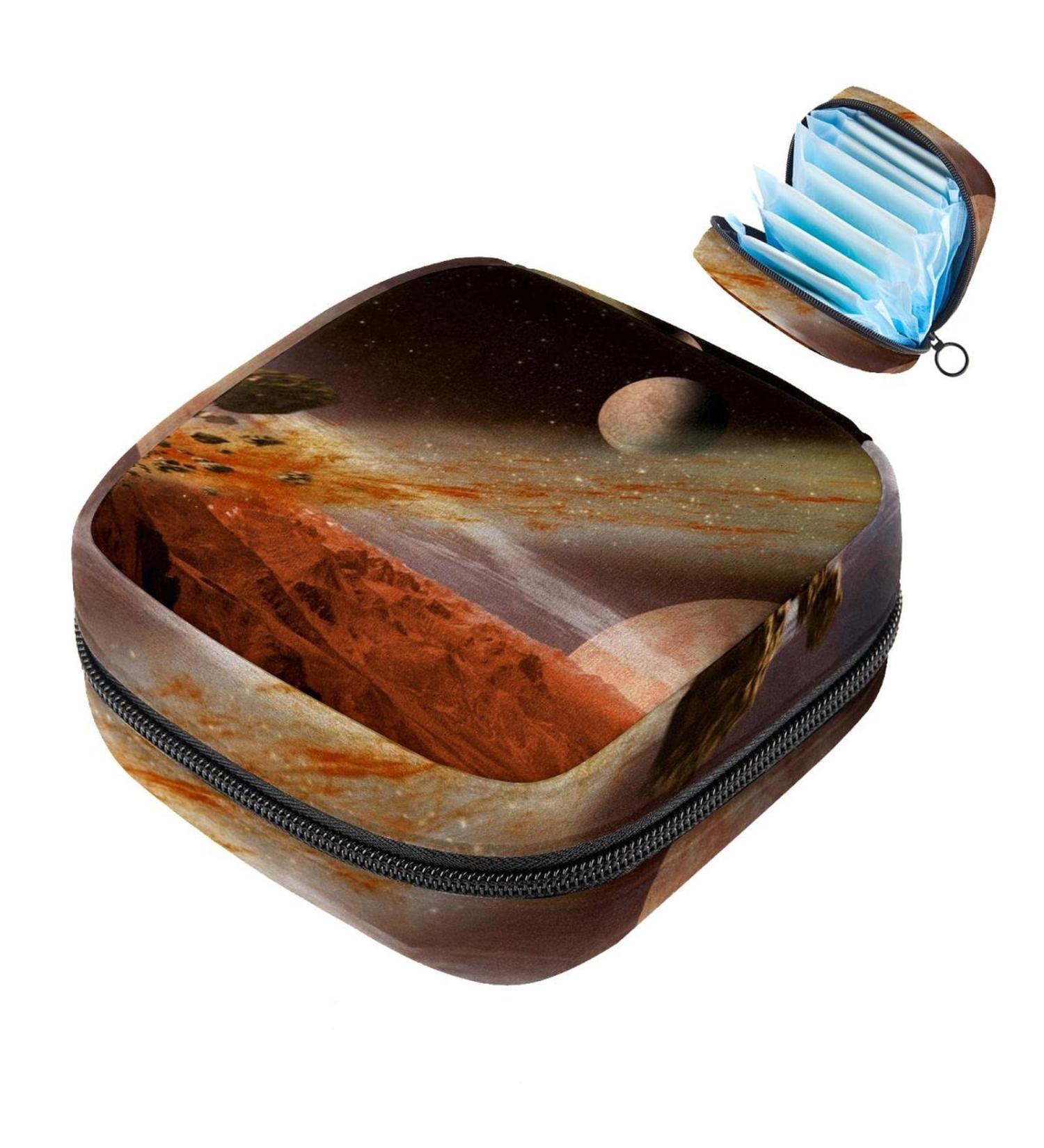 Buy Space Planet University Menstrual Pad Bag & Cup Pocket Stylish & Functional Sanitary Solution for Teenagers and Women - Buy Online on GoSupps.com