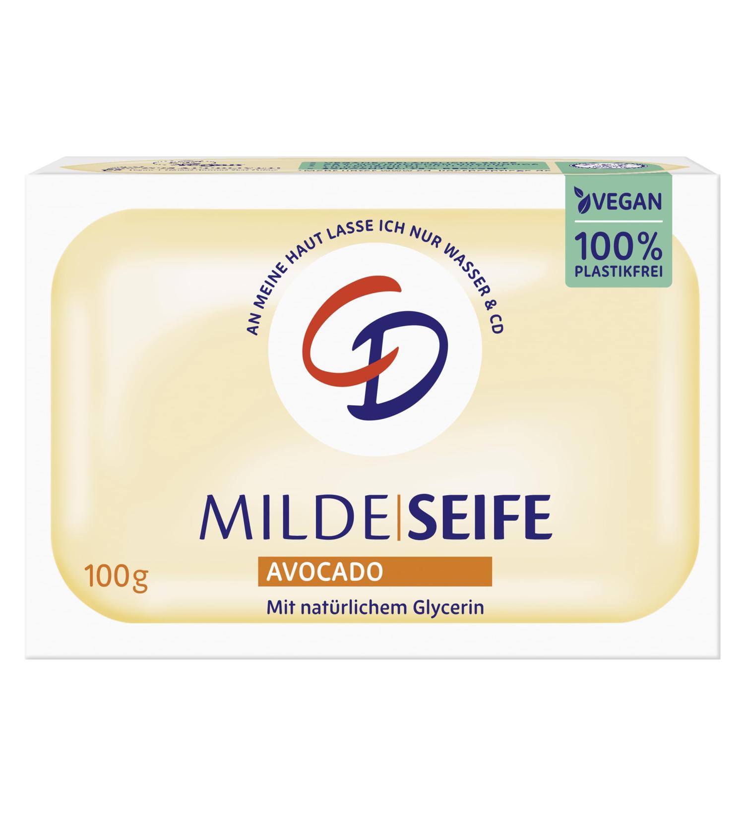 CD MILD SOAP AVOCADO 100G - Vegan Microplastic-Free | Best Eco-Friendly Skincare - Buy Online on GoSupps.com