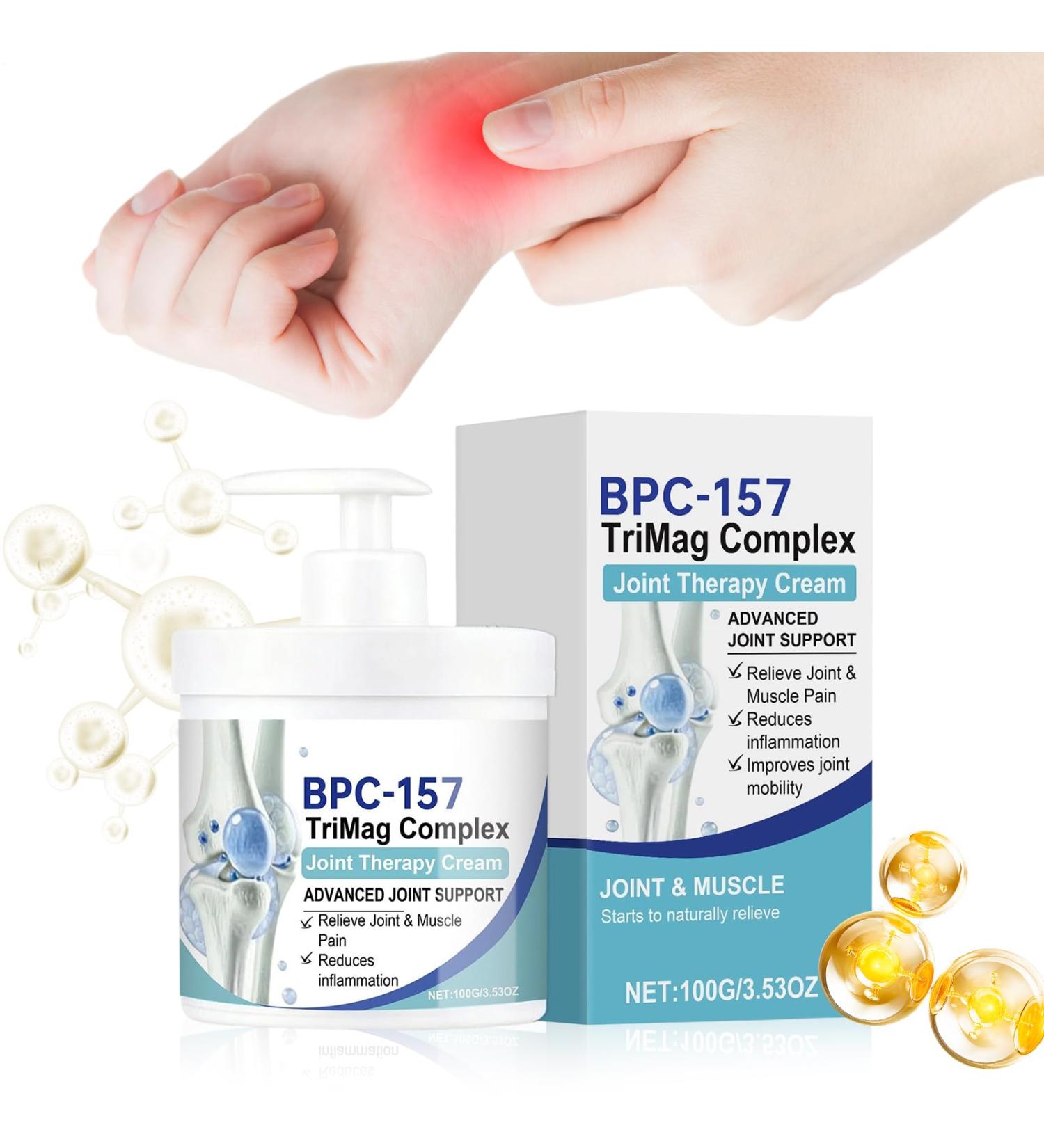  wiroouia Knee Joint Relief Cream - 100g Joint & Muscle Relief Cream - Soothing Ankle & Wrist Balm | For Back Shoulders Neck Arm - Buy Online on GoSupps.com