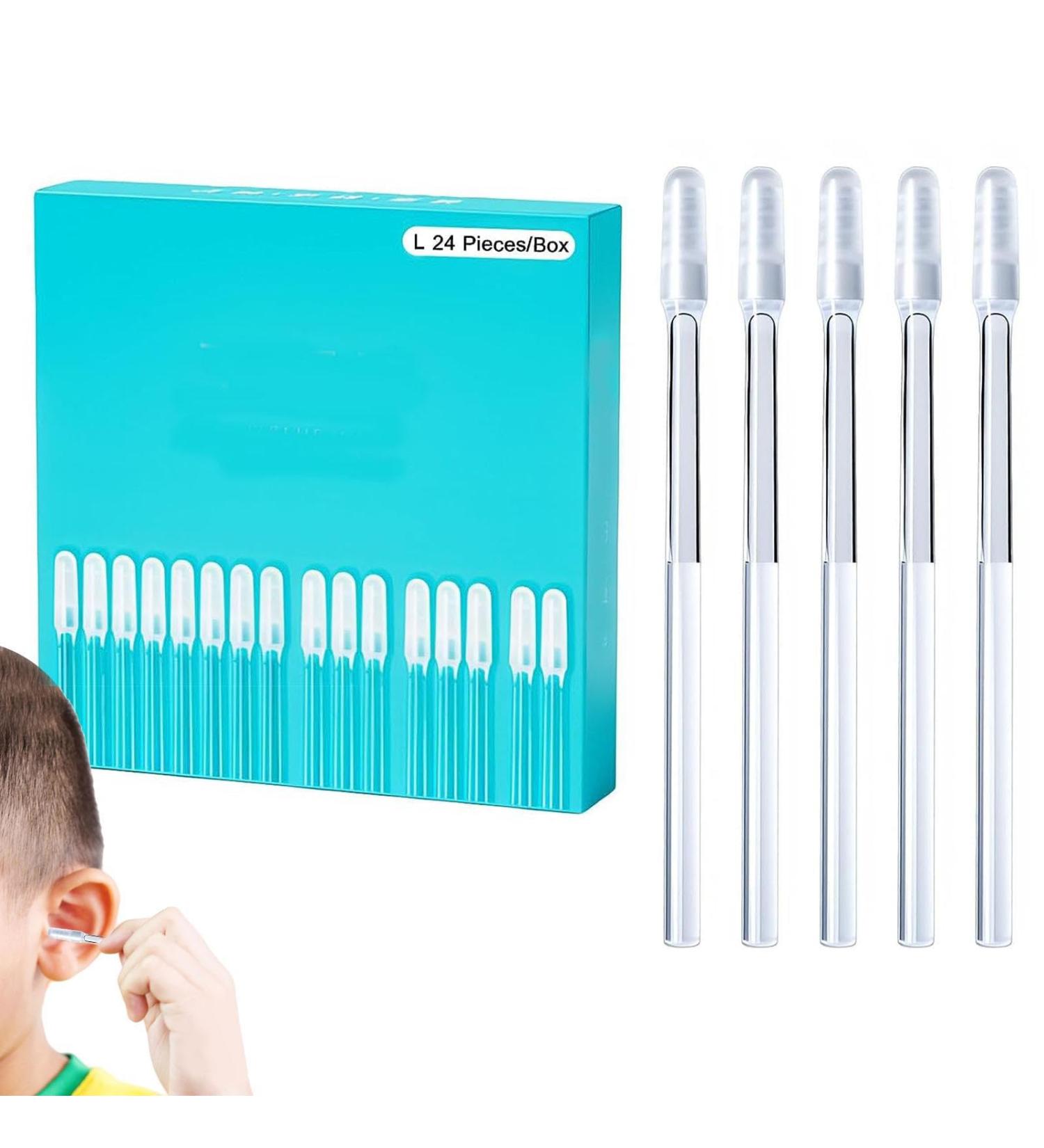 Earwax Removal Stick | Ear Wax Removal for Kids | Washable Resin Tip Ear Wax Removal Tool Reusable Sticky Ear Cleaning Stick for Adults Children Pochy - Buy Online on GoSupps.com