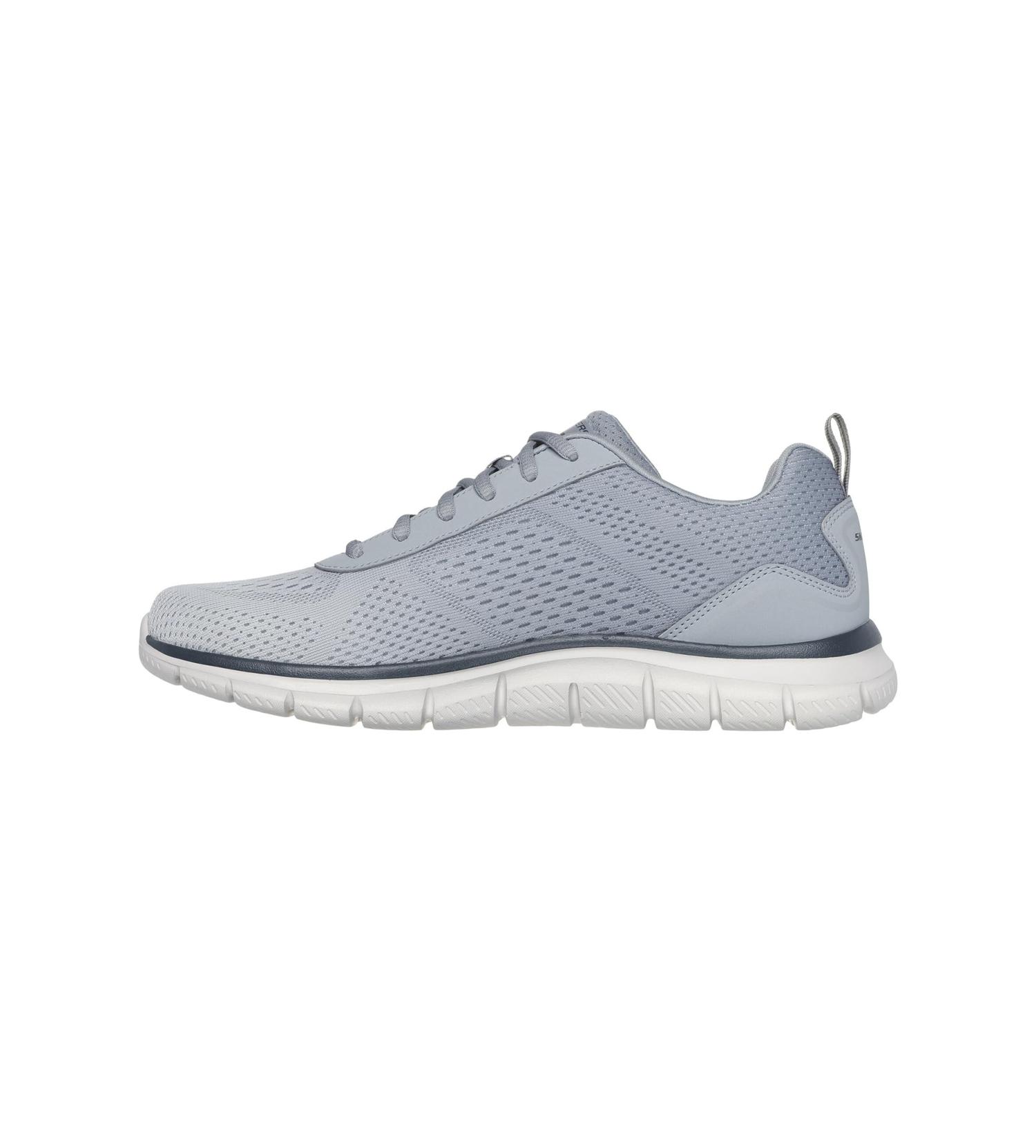 Skechers Men's Track Ripkent Sneaker - Light Grey Mesh - Size 42 EU - International Shipping Available - Buy Online on GoSupps.com
