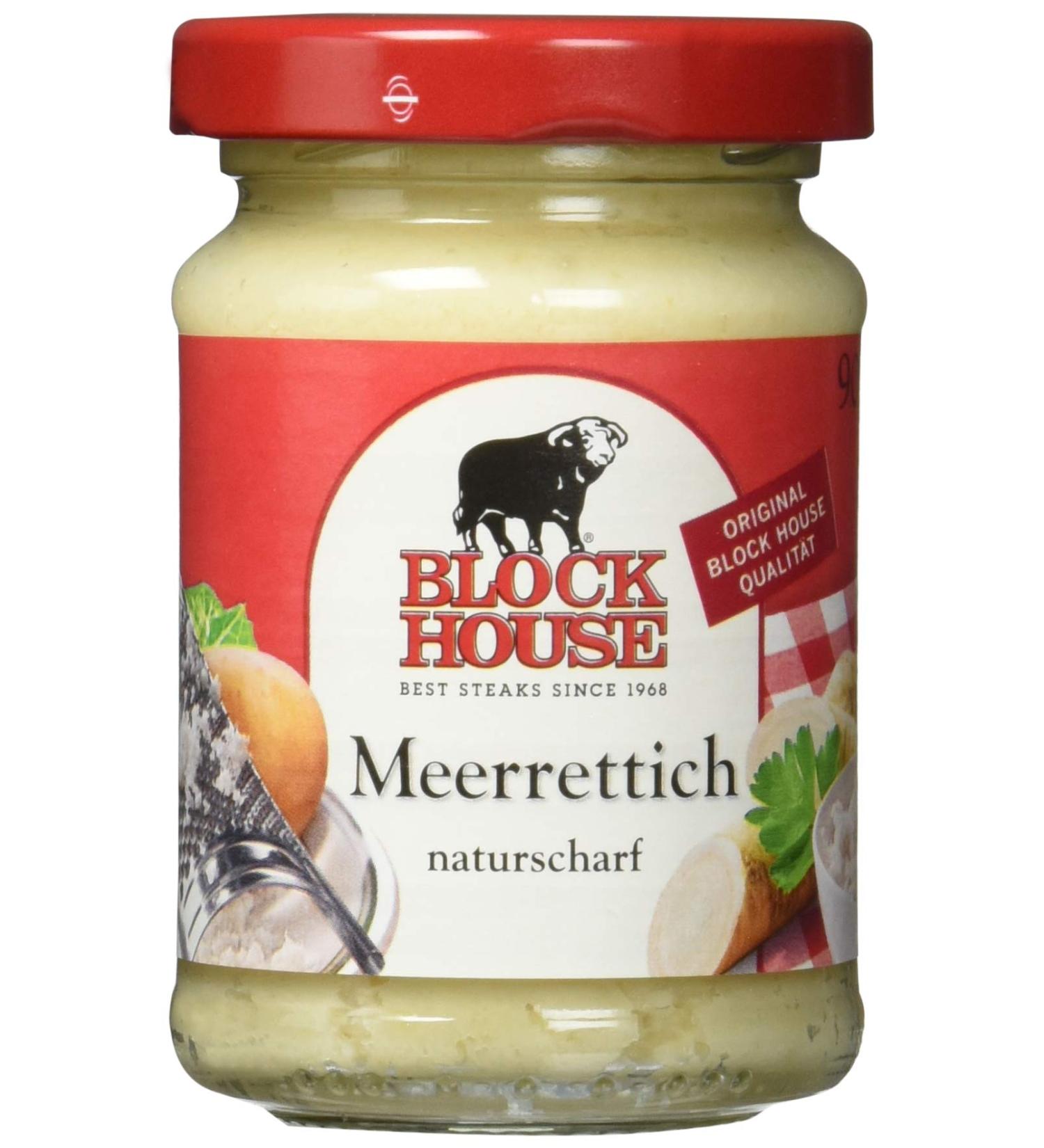Buy Block House Horseradish Naturally Hot 90g - Premium International Shipping - Buy Online on GoSupps.com