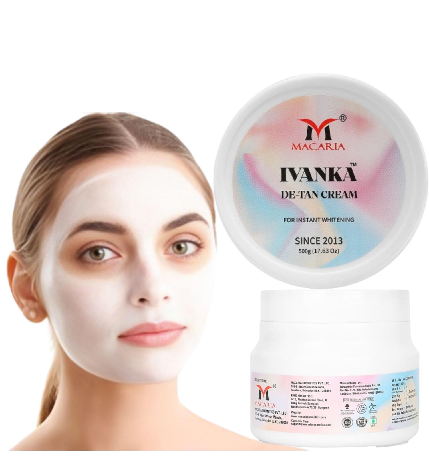 MACARIA Ivanka detan For Vaginal Whitening Brightening & Lightening Cream for Tan Removal Tanning & Blackness For Women - Buy Online on GoSupps.com