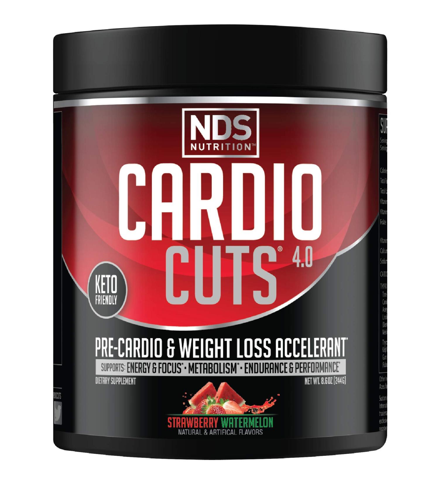 NDS Nutrition 4.0 Pre Workout Supplement - Advanced Weight Loss Formula with L-Carnitine CLA & MCTs - Strawberry Watermelon (40 Servings) - International Shipping Available - Buy Online on GoSupps.com