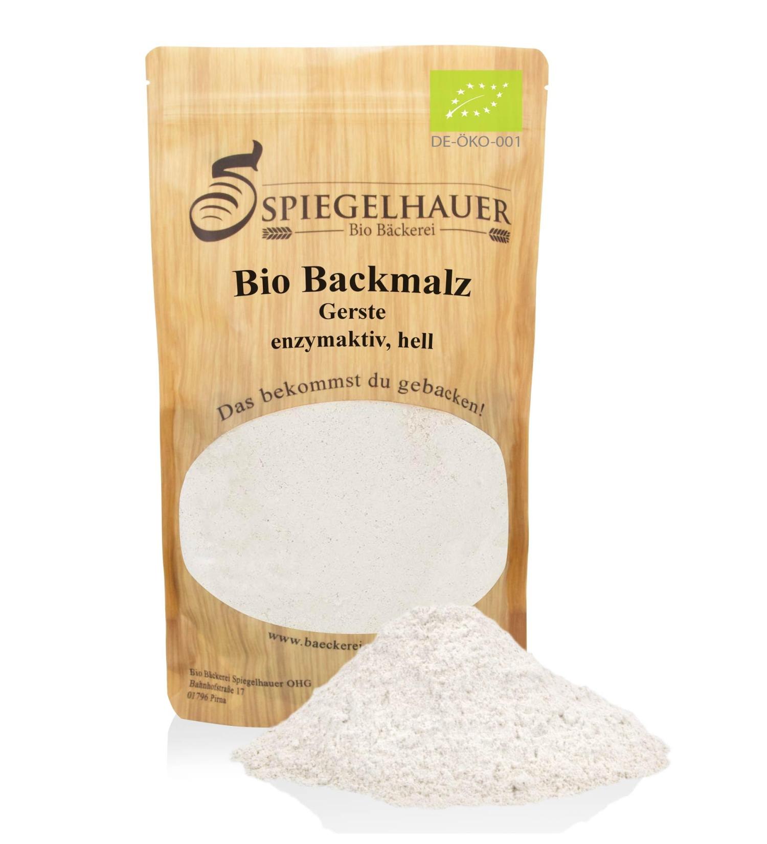 Bio Backmalz 200g - Enzyme-Active Barley Malt Flour Additive for Optimal Bread Baking | Fiber-Rich & Natural Yeast Enhancer - Buy Online on GoSupps.com