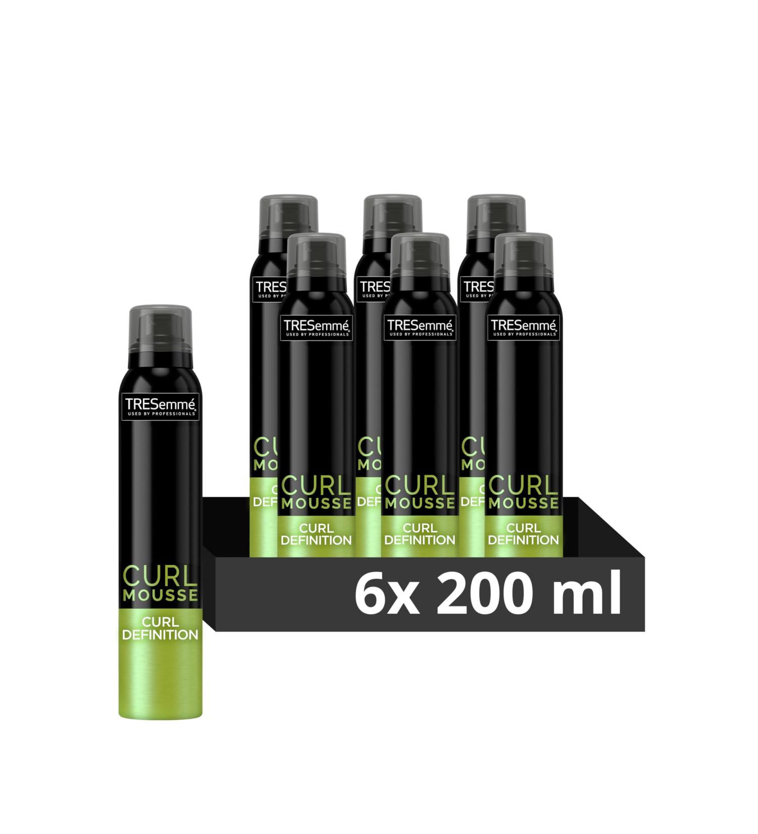 TRESemm Curl Definition Hair Mousse professional-quality hair care for long-lasting control 6x 200 ml 200 ml (Pack of 6) Mousse - Buy Online on GoSupps.com
