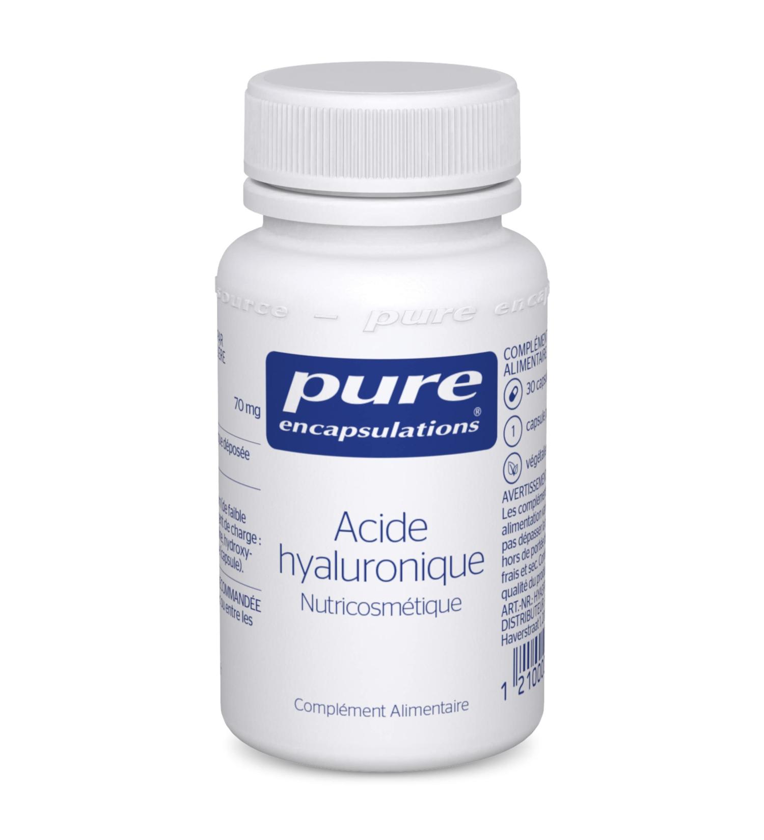 Pure Encapsulations - Hyaluronic Acid - Highly Absorbable Nutricosmetics - Helps Maintain Skin Firmness & Elasticity - 60 Vegan Capsules - Buy Online on GoSupps.com