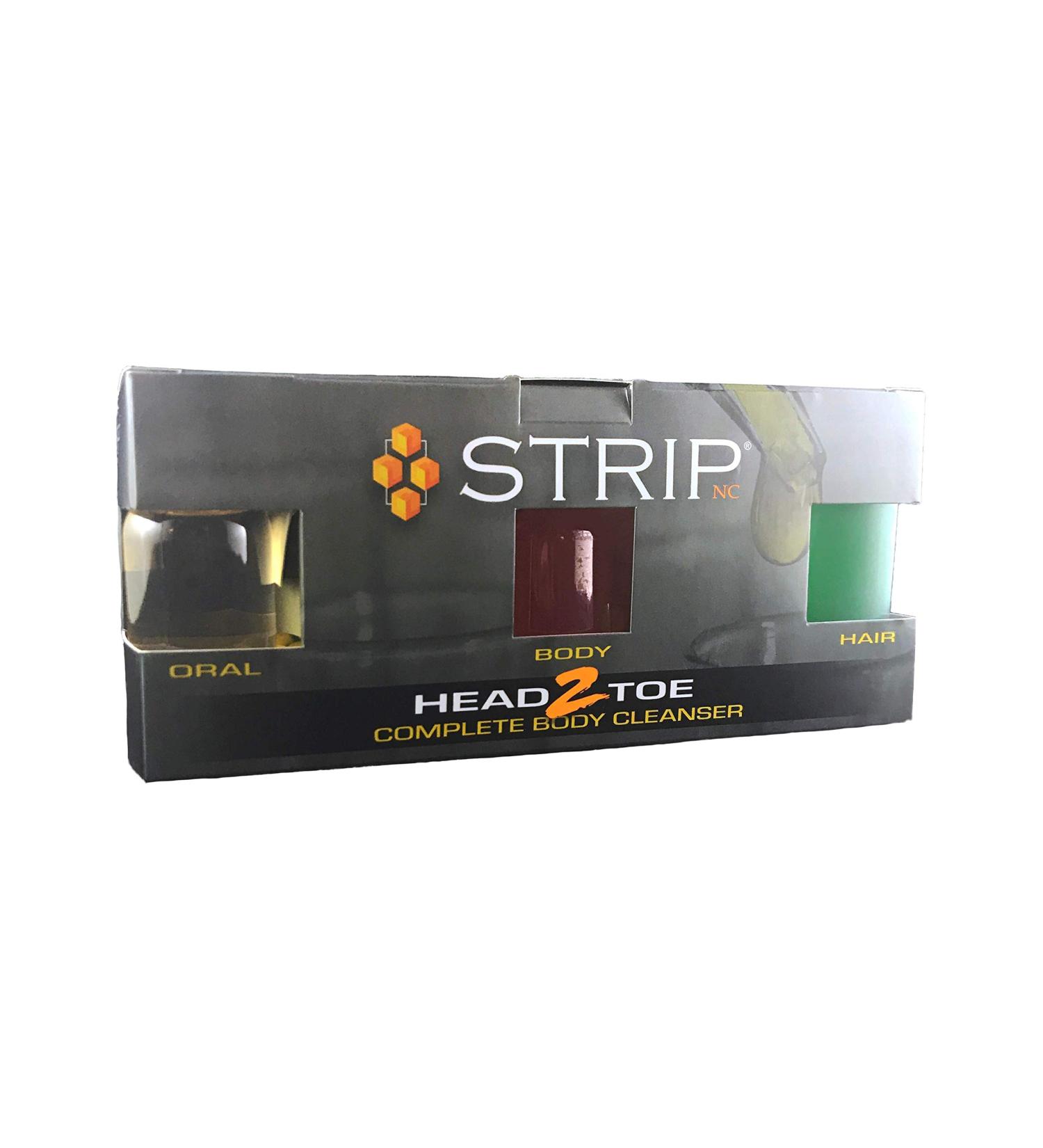 Wellgenix Strip Head 2 Toe Complete Body Cleanser - Extra Strength 4 Phase Cleansing - Quick Flush Cleanse Fast Acting Capsules Hair Follicle & Oral Cleanser - Buy Online on GoSupps.com