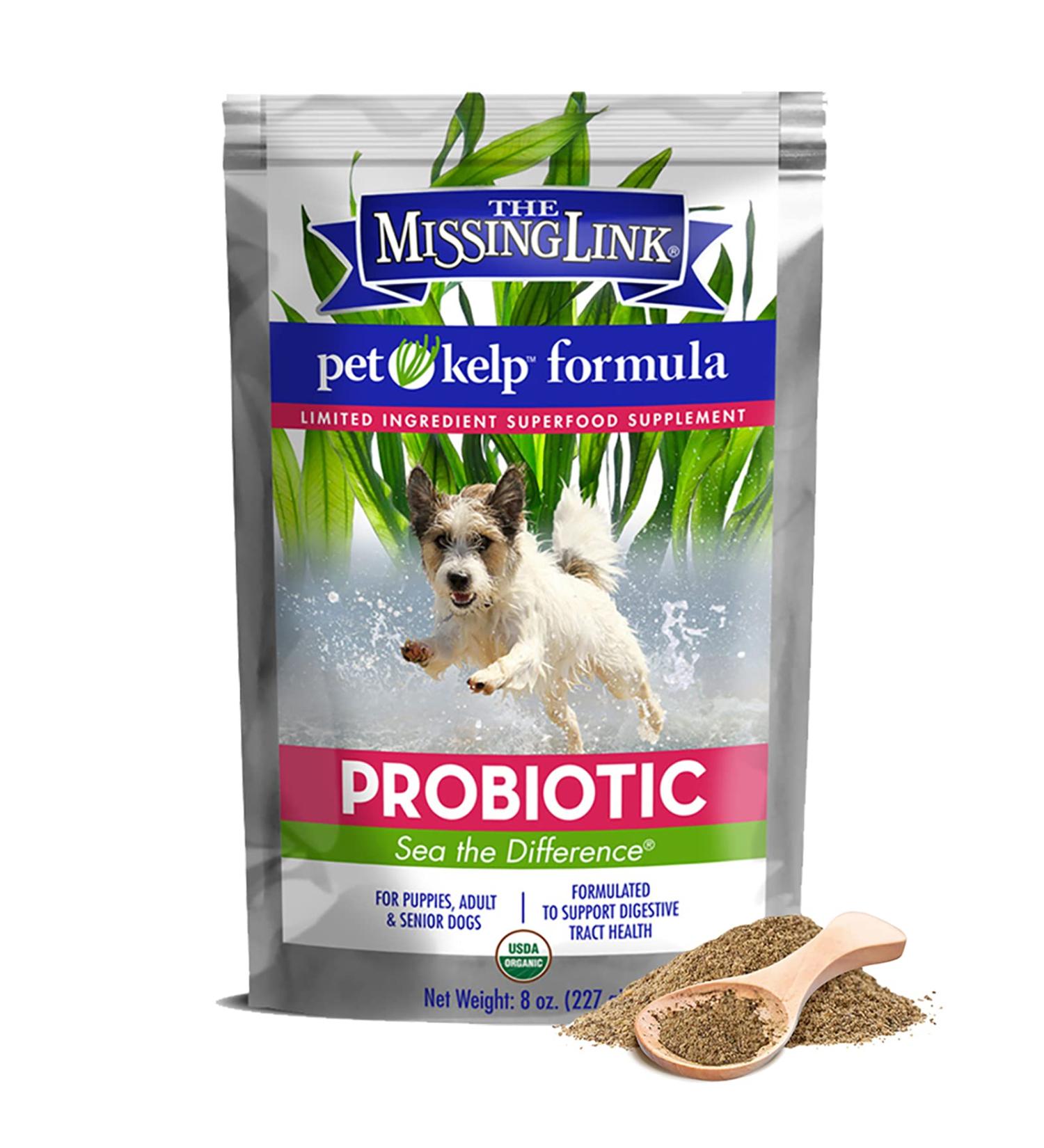 Missing Link Pet Kelp Formula Probiotic 8 oz for Dogs - Natural Digestive Support - Buy Online on GoSupps.com