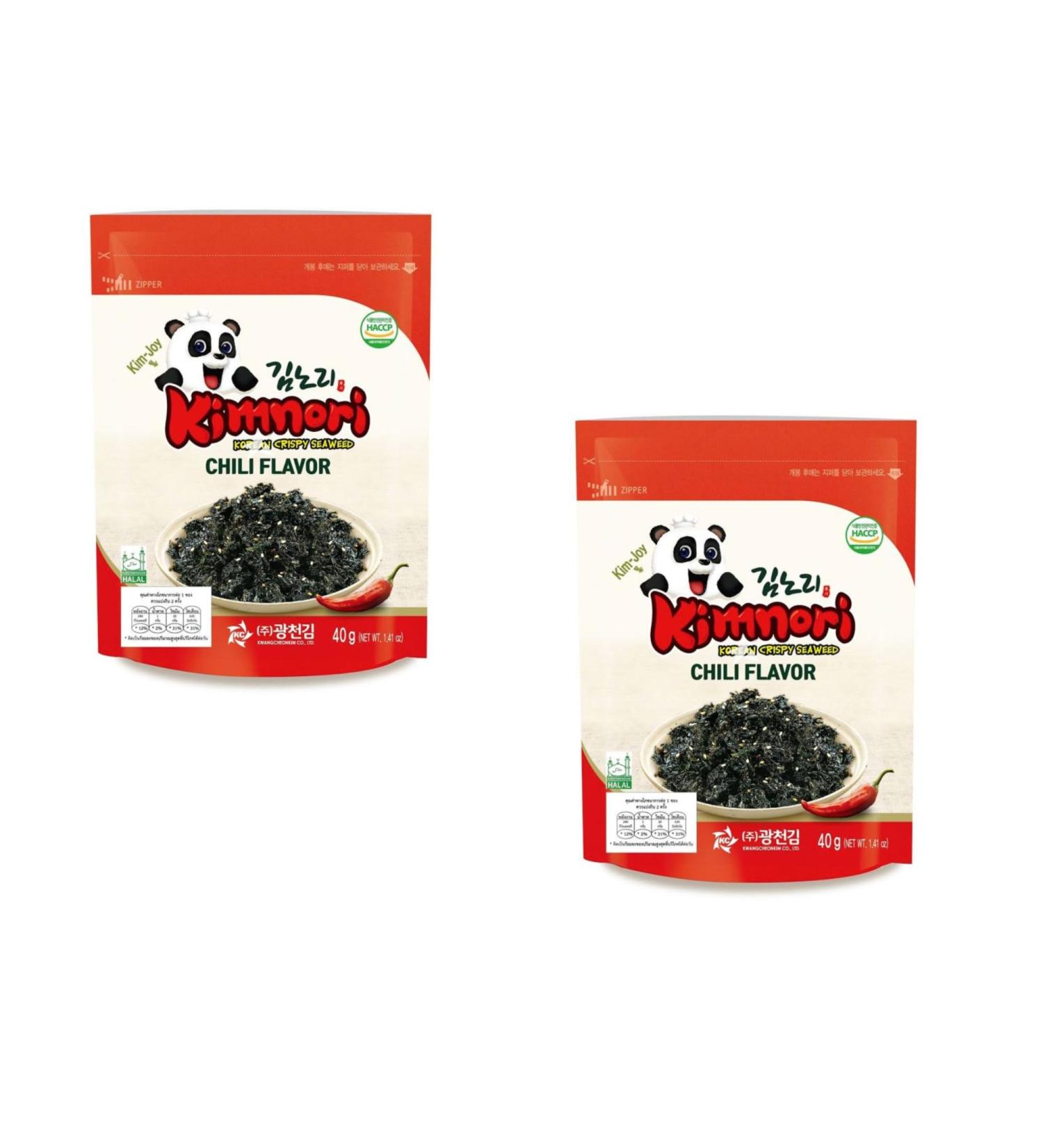 Kwangcheon Kimnori Korean Crispy Seaweed - 40g (2 Chili) Chili 2 - Buy Online on GoSupps.com