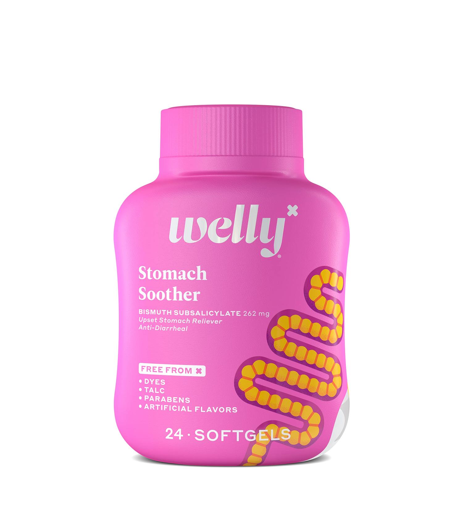 Welly Remedies | OTC Stomach Soother with Bismuth Subsalicylate | Upset Stomach Reliever and Antidiarrheal Medicine - Buy Online on GoSupps.com