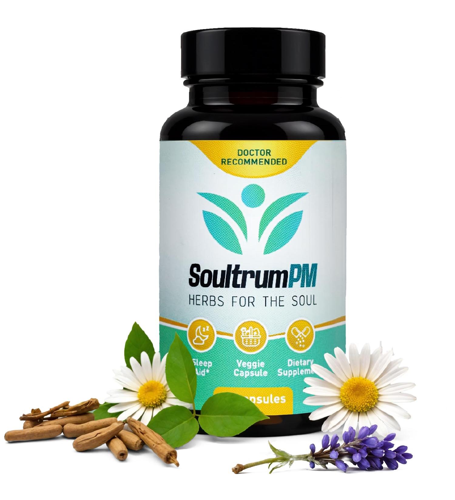 Natural Sleep Aid - Nighttime Sleeping Supplement with Melatonin 3mg L Theanine 200mg Vitamin B6 5mg Magnesium Glycinate 11mg Ashwagandha Chamomile Valerian Root Passionflower - 60 Capsules - Buy Online on GoSupps.com