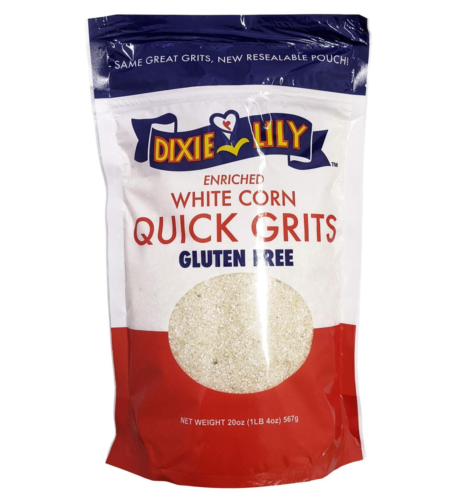 Dixie Lily White Corn Grits 20 oz Pack of 3