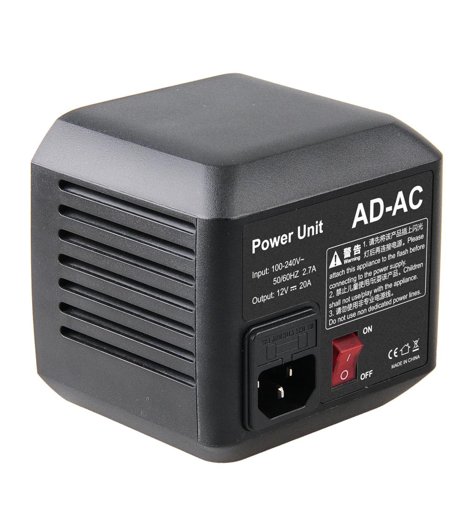 GODOX AD-AC Power Adapter with 5M Cable for AD600 Flash - Compatible with Flashpoint XPLOR 600 - Buy Online on GoSupps.com