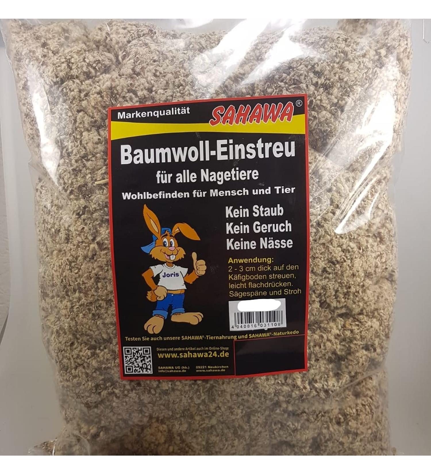 Sahawa cotton litter 160 l cotton litter natural litter