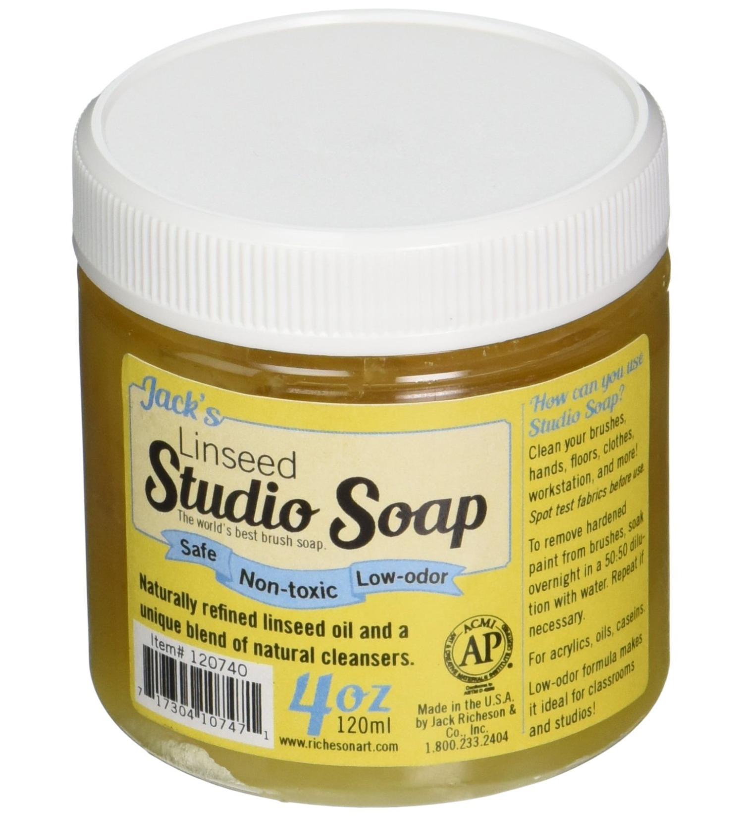 Jack Richeson 120740 120 ml Linseed Studio Soap