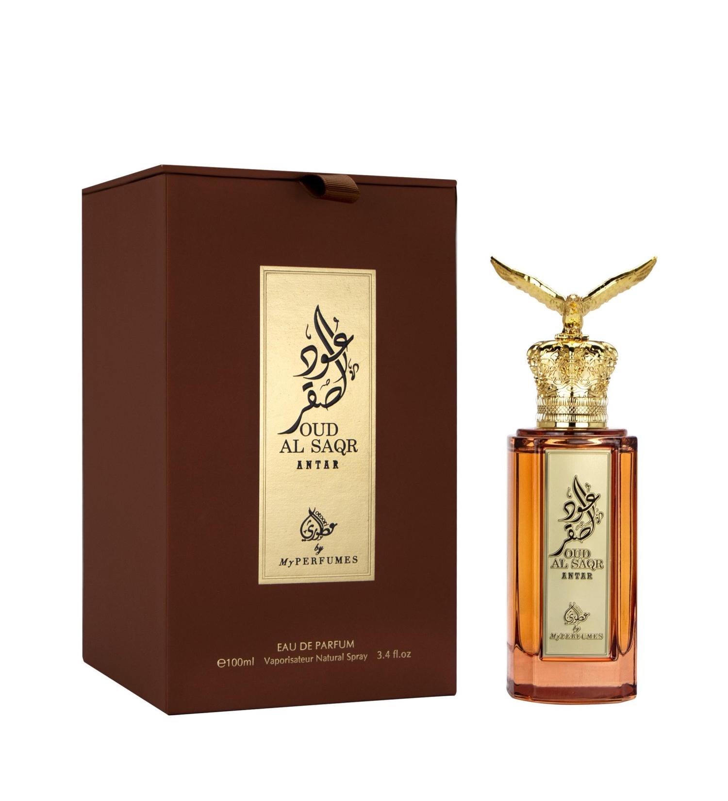 Oud Al Saqr Antar 100ml Eau de Parfum Mystical Arabian Fragrance with Velvety Oud Exotic Florals and Tantalizing Spices - Captivating and Timeless Scent for Men and Women - Buy Online on GoSupps.com