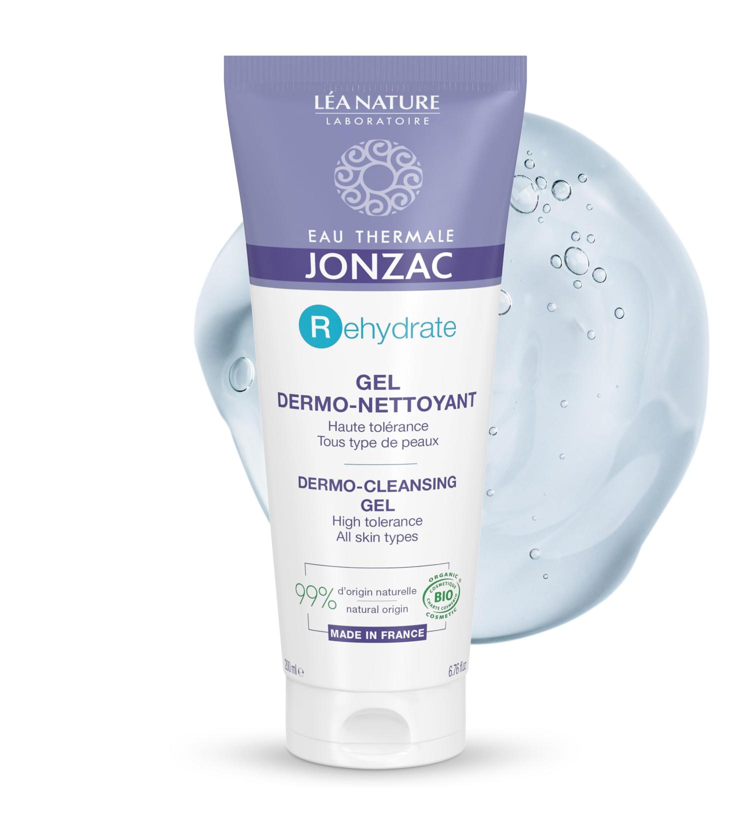 Rehydrate Organic Dermo Cleansing Gel - Gentle Daily Facial Cleanser for Sensitive Skin | Smooth & Hydrated 6.75 Fl oz - International Shipping Available - Buy Online on GoSupps.com