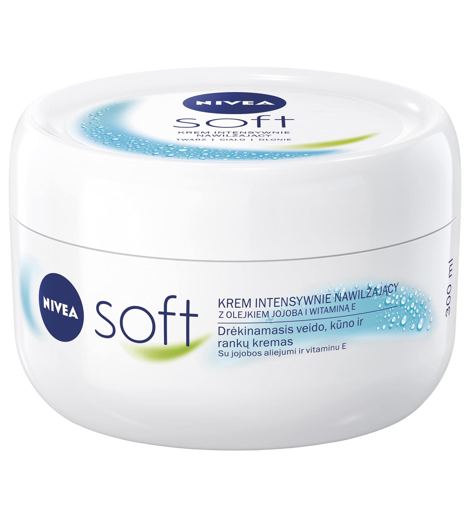NIVEA Polish NIVEA Soft Intensive moisturizing body & hand cream 300 ml - Buy Online on GoSupps.com