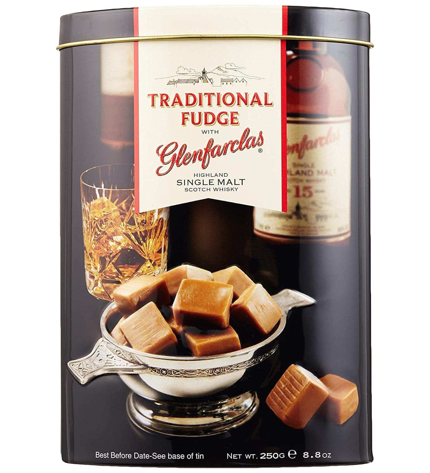 Gardiners Traditional Fudge with Glenfarclas Single Malt Scotch Whisky - 8.8 oz - Buy Online on GoSupps.com