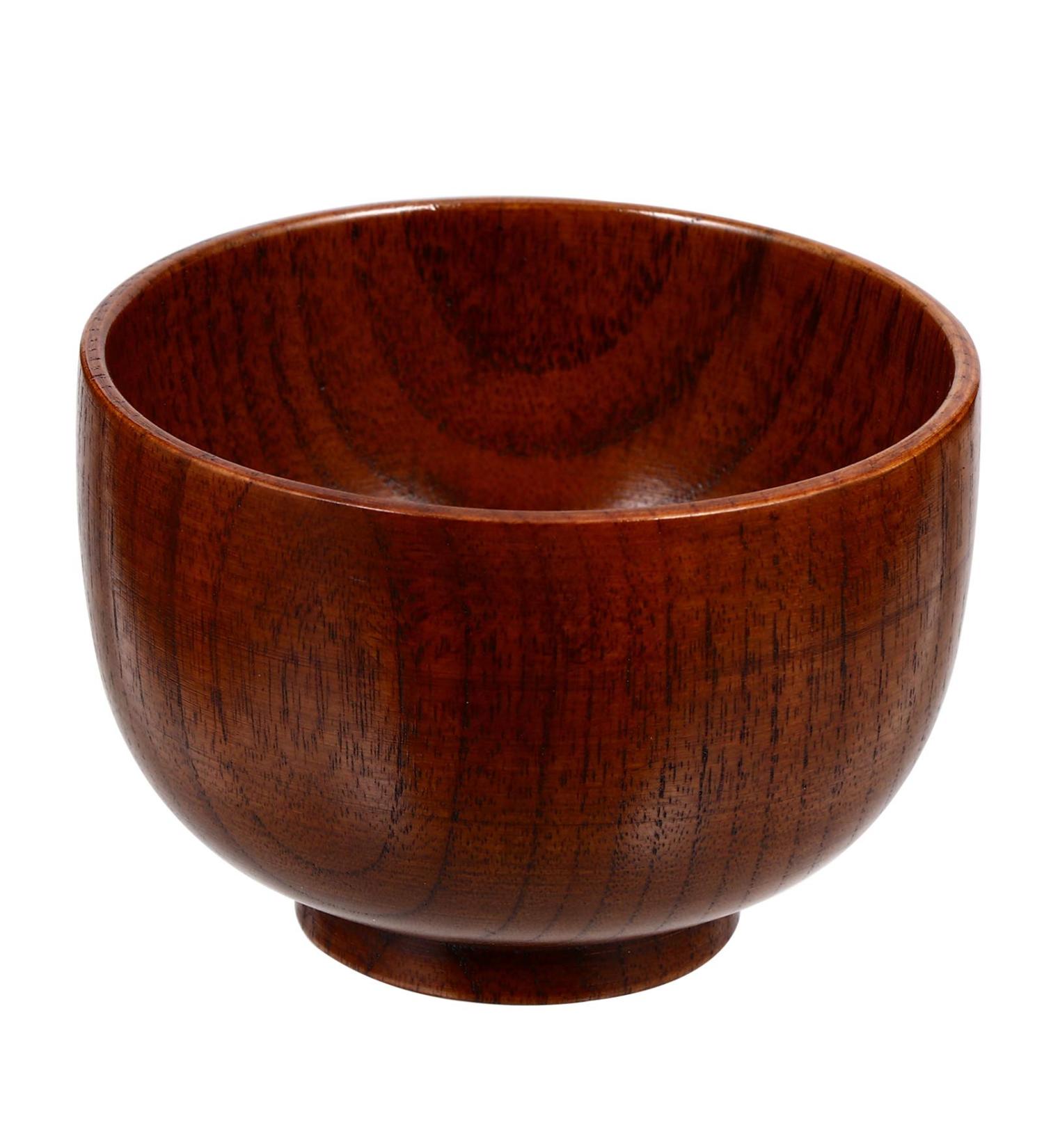 Handcrafted Wooden Shaving Bowl - Saif Seife Razi Mug for Men | Travel-Friendly Soap Mixing Container - Buy Online on GoSupps.com