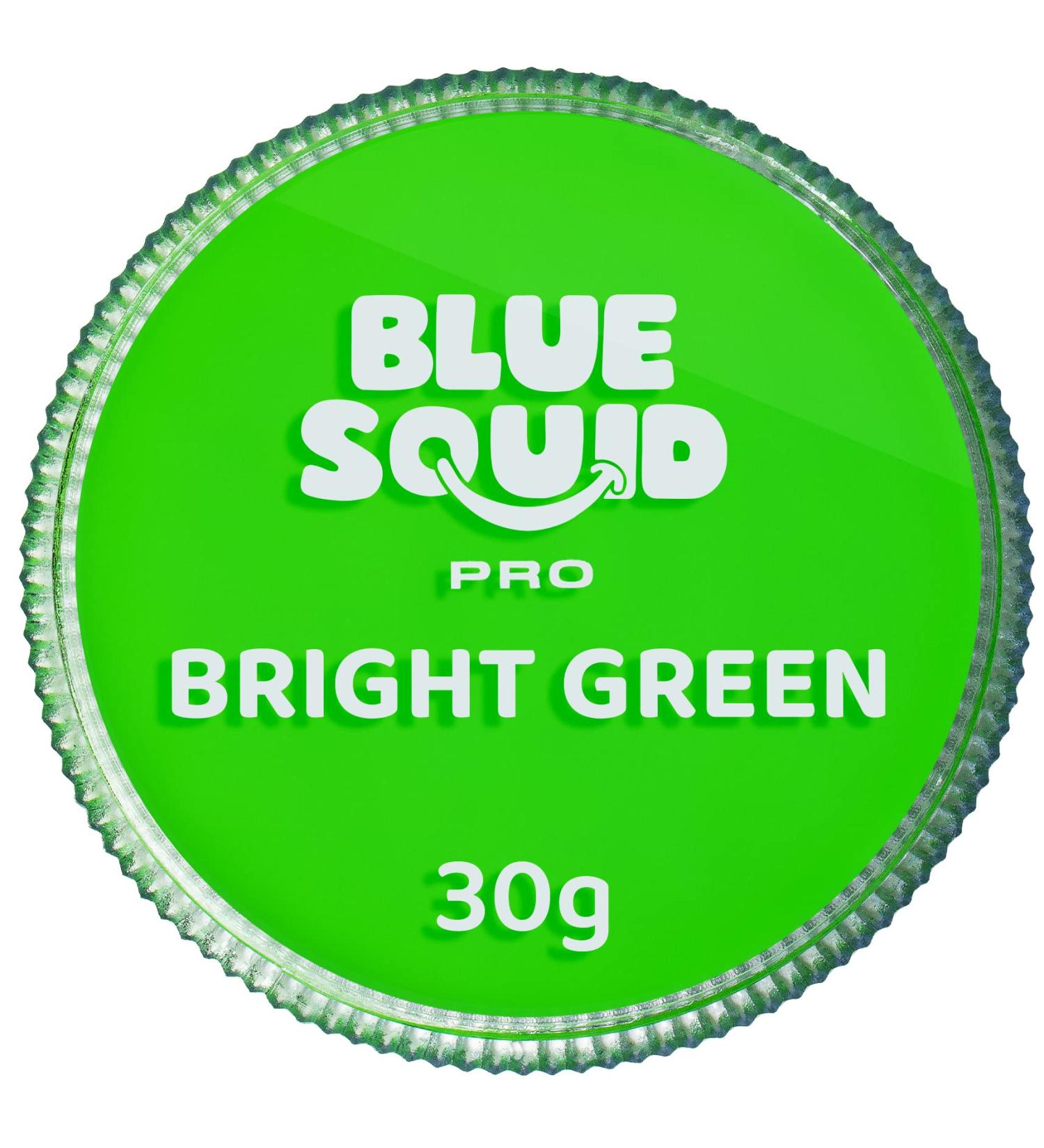 Blue Squid PRO Face Paint - Classic Bright Lime Green (30gm) | Water Activated Face & Body Paint for Adults & Kids | Halloween & SFX Makeup - Buy Online on GoSupps.com