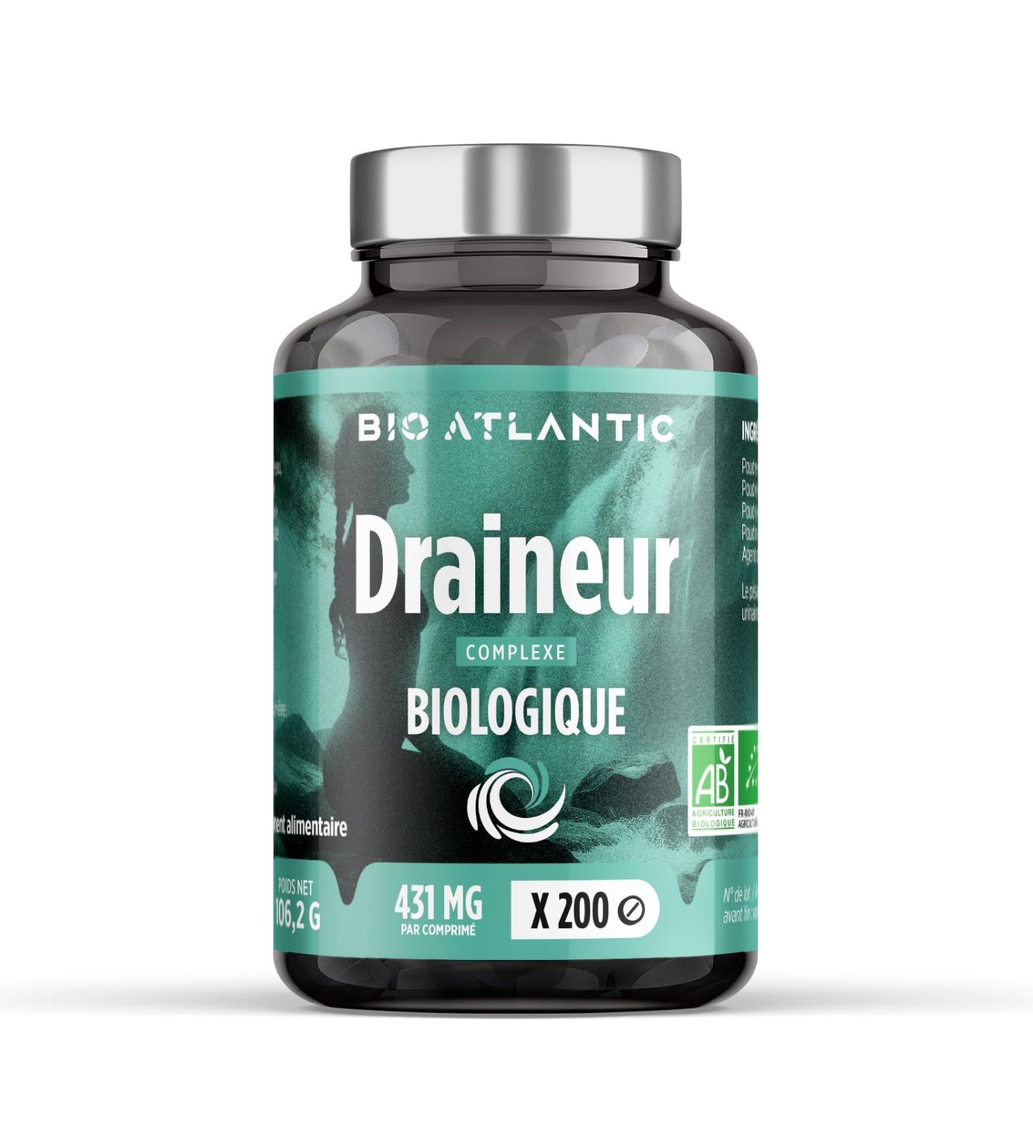 Plant Complex - Organic Drainer - 431 mg - Dandelion Artichoke Black Radish Linden Sapwood - 200 Tablets - Buy Online on GoSupps.com